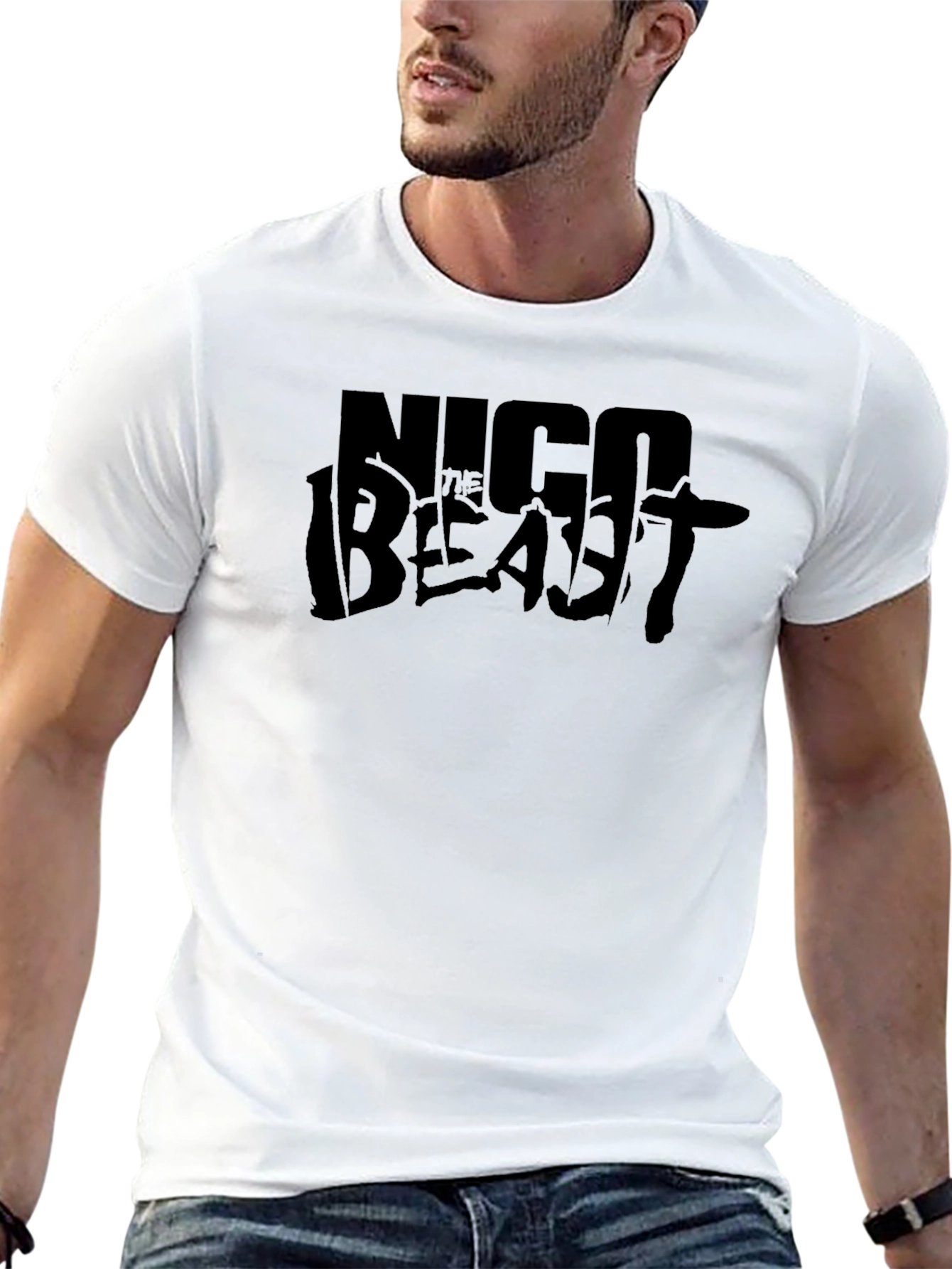 NIGO THE BEAST Black Graphic T-Shirt