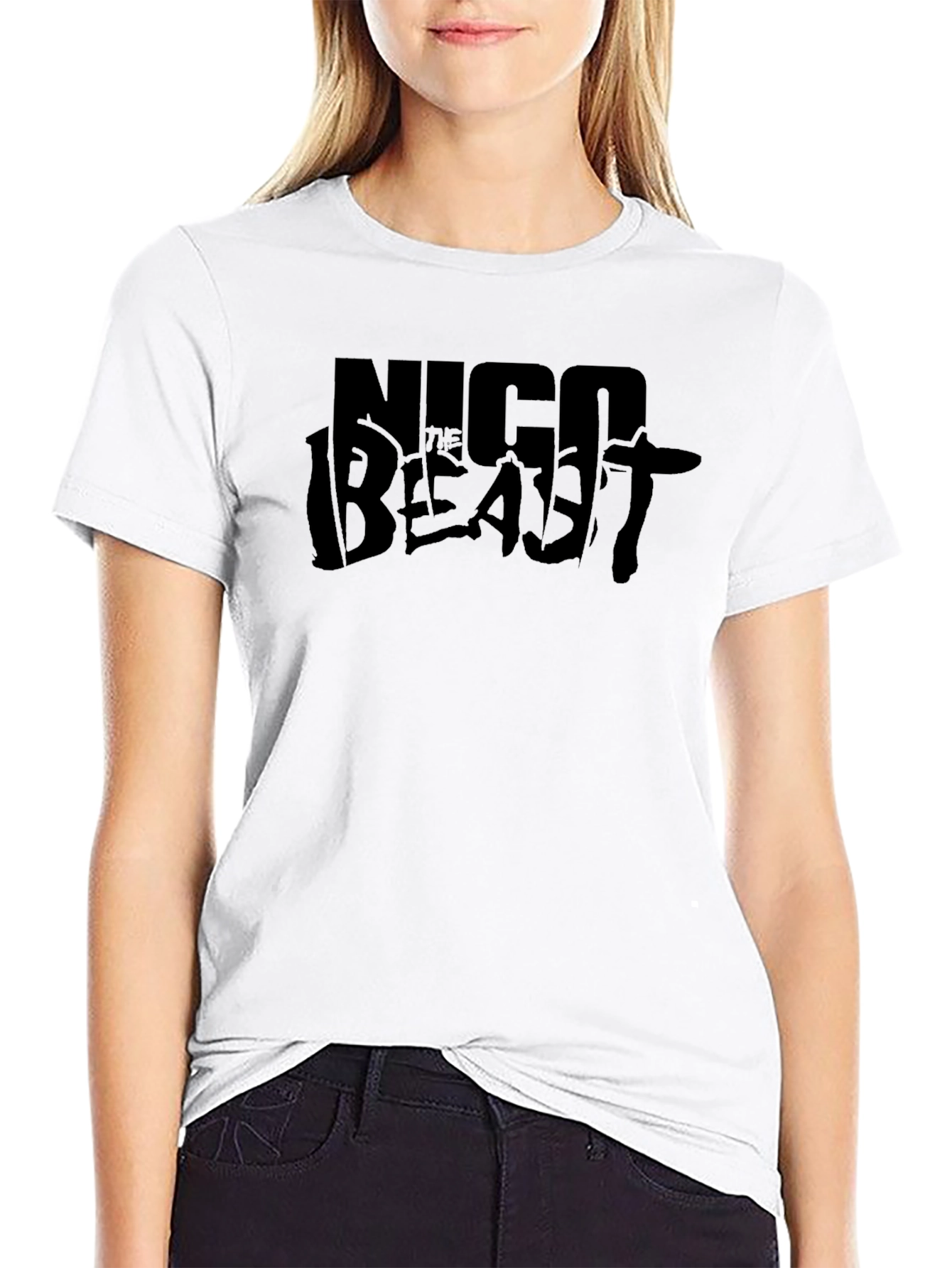NIGO THE BEAST Black Graphic T-Shirt