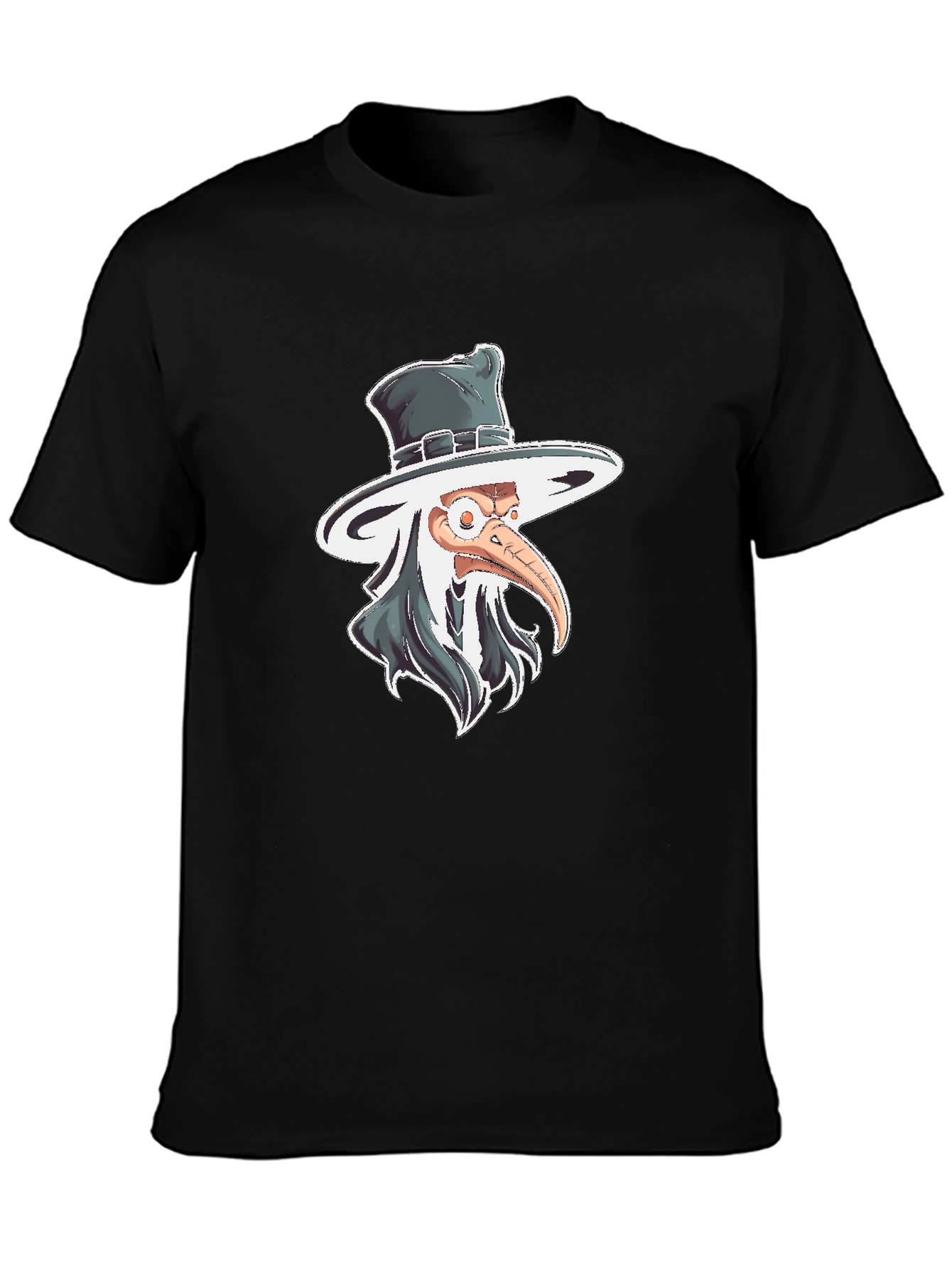 Plague Doctor Graphic Tee - Quirky Style