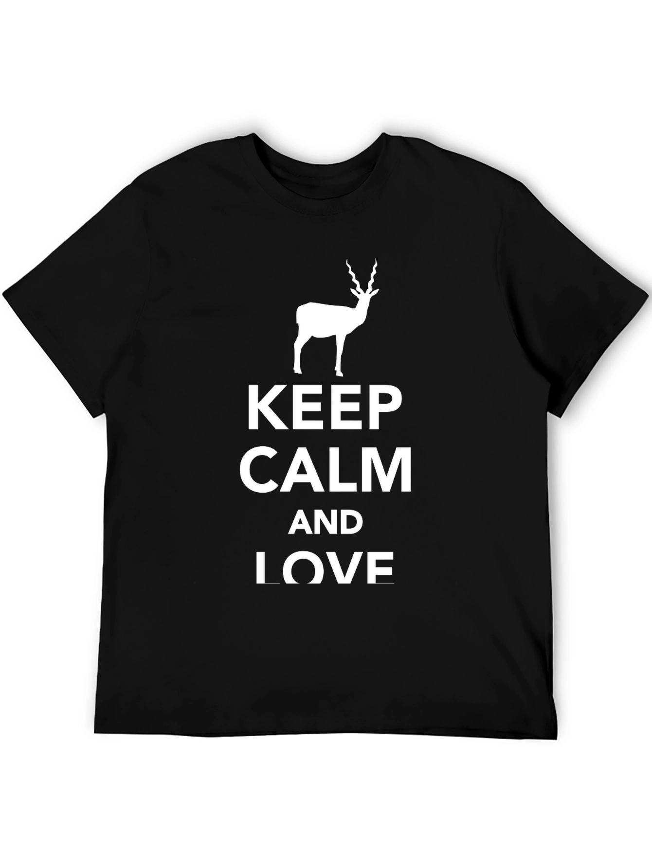 Keep Calm and Love Antelope Graphic Tee