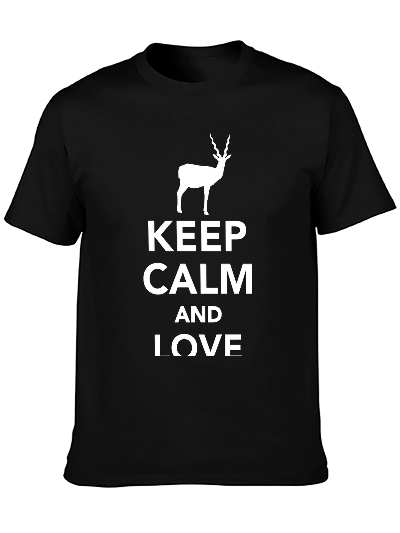 Keep Calm and Love Antelope Graphic Tee