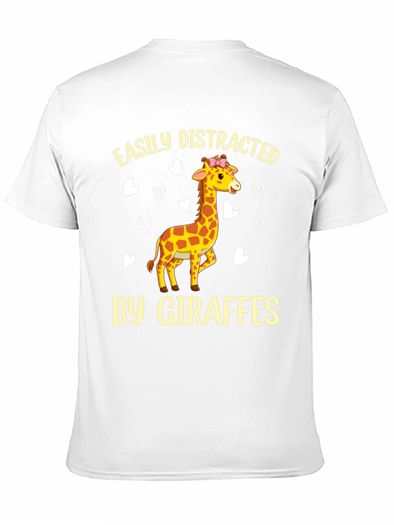 Giraffe Lover Tee - Easily Distracted Funny T-Shirt