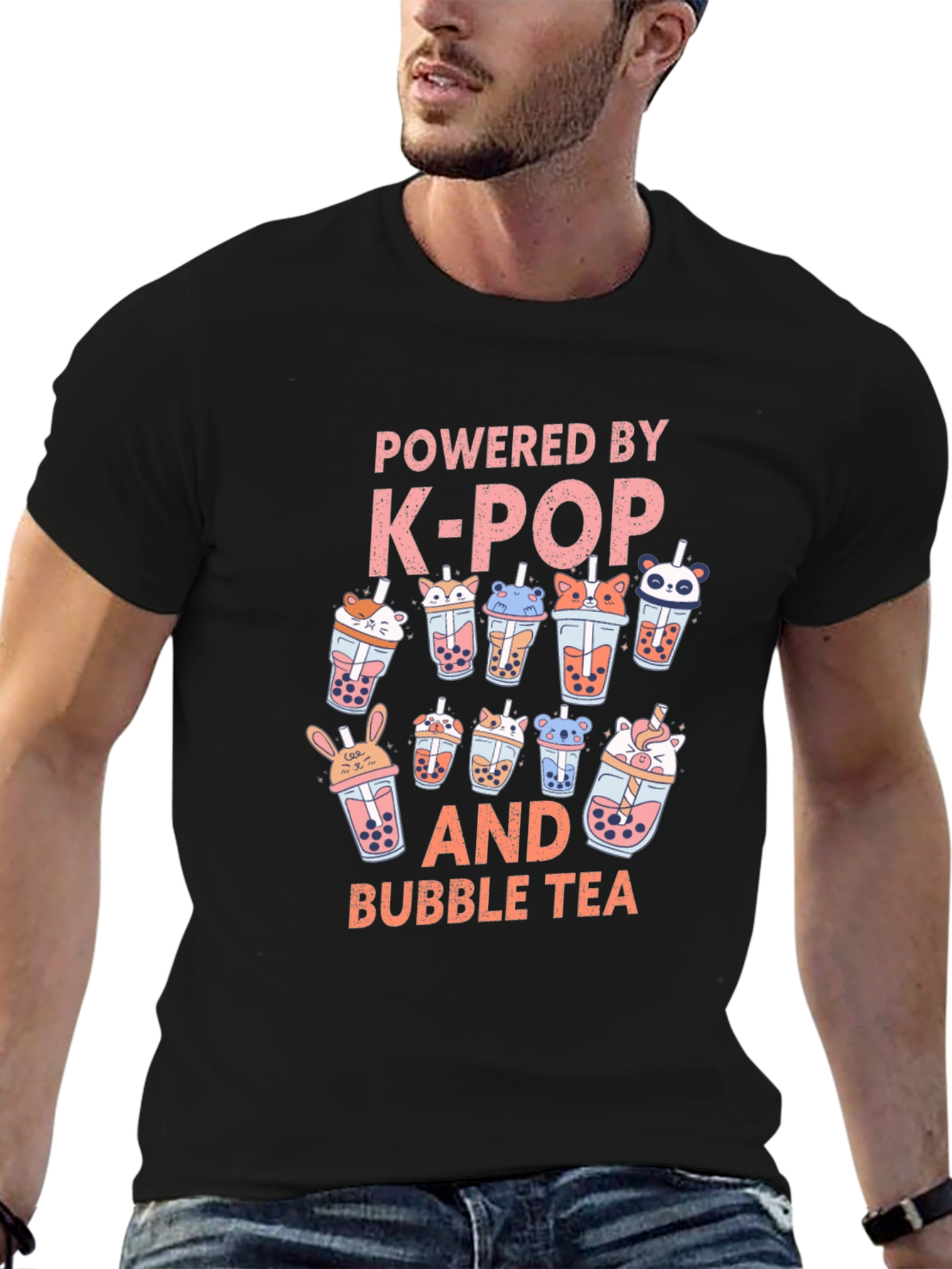 K-Pop Bubble Tea Graphic Tee