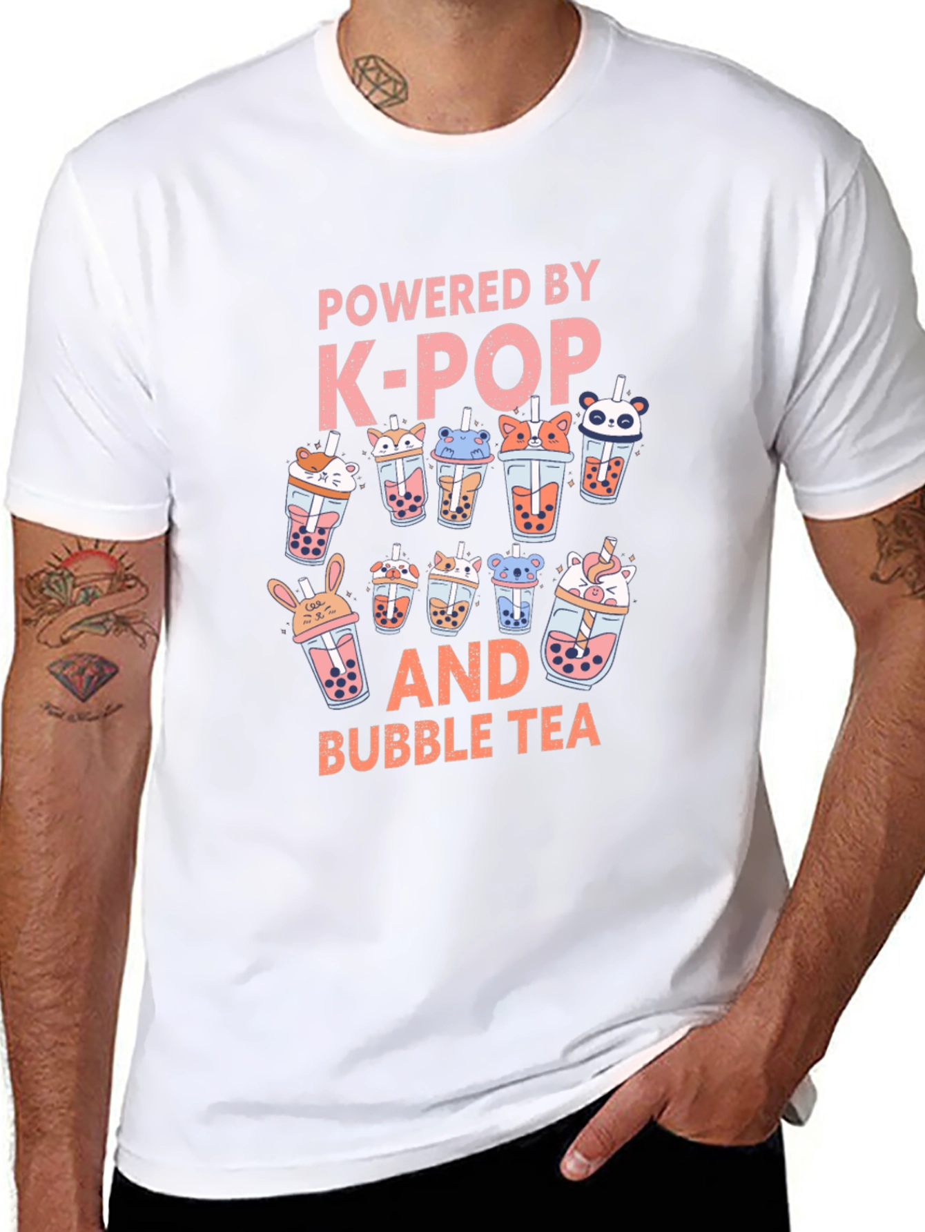 K-Pop Bubble Tea Graphic Tee
