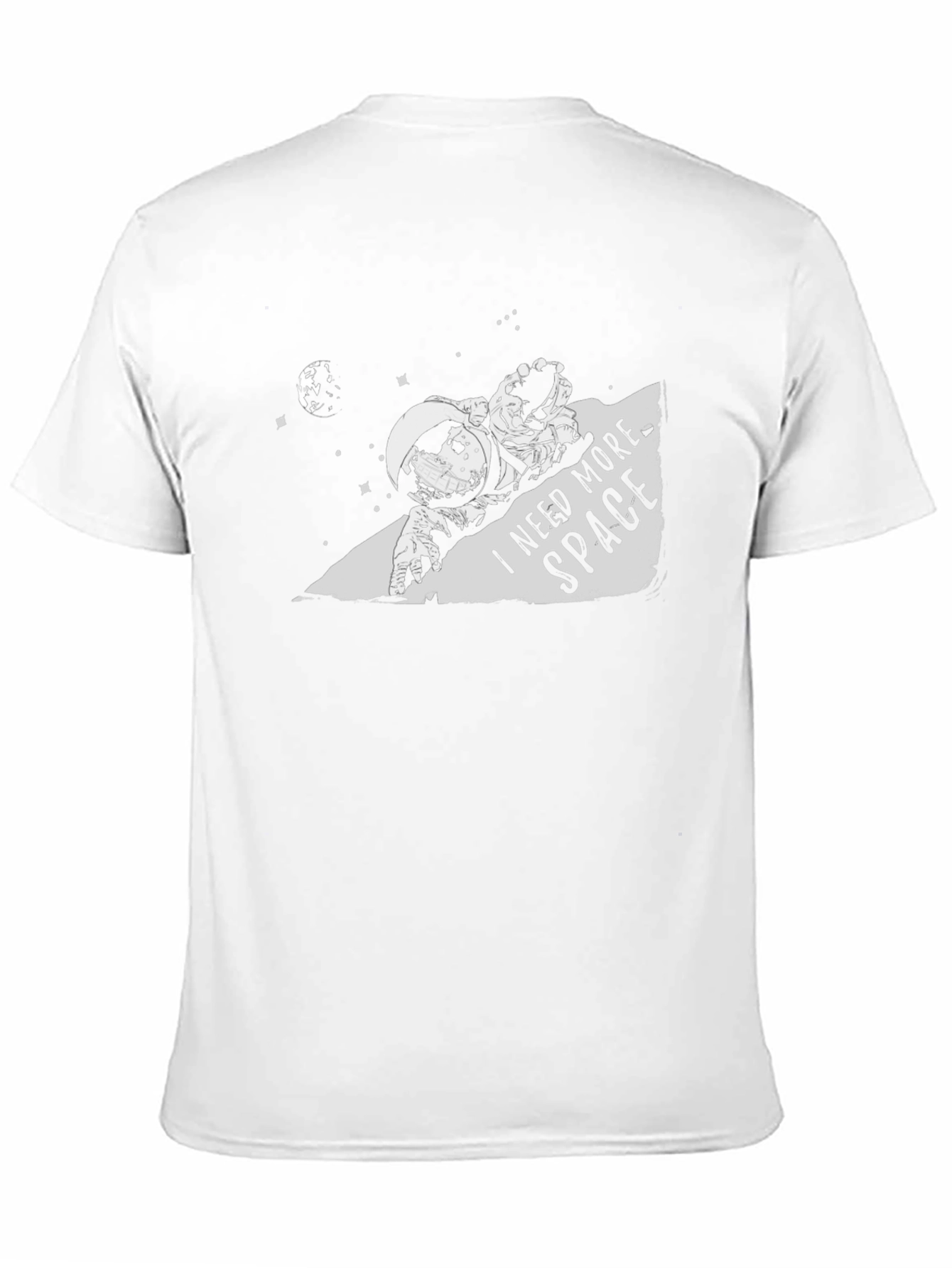 I Need More Space Graphic Tee - Black