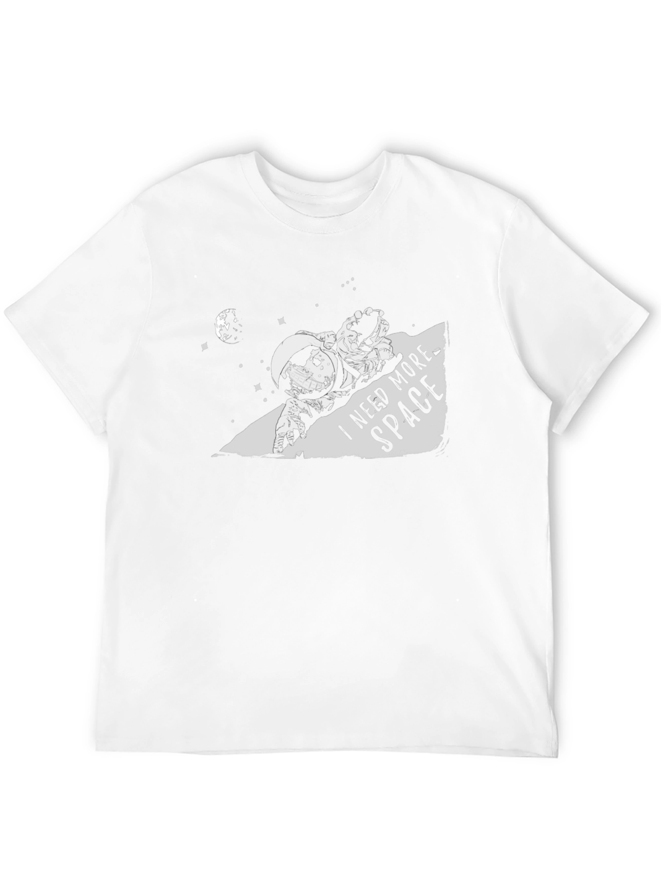 I Need More Space Graphic Tee - Black