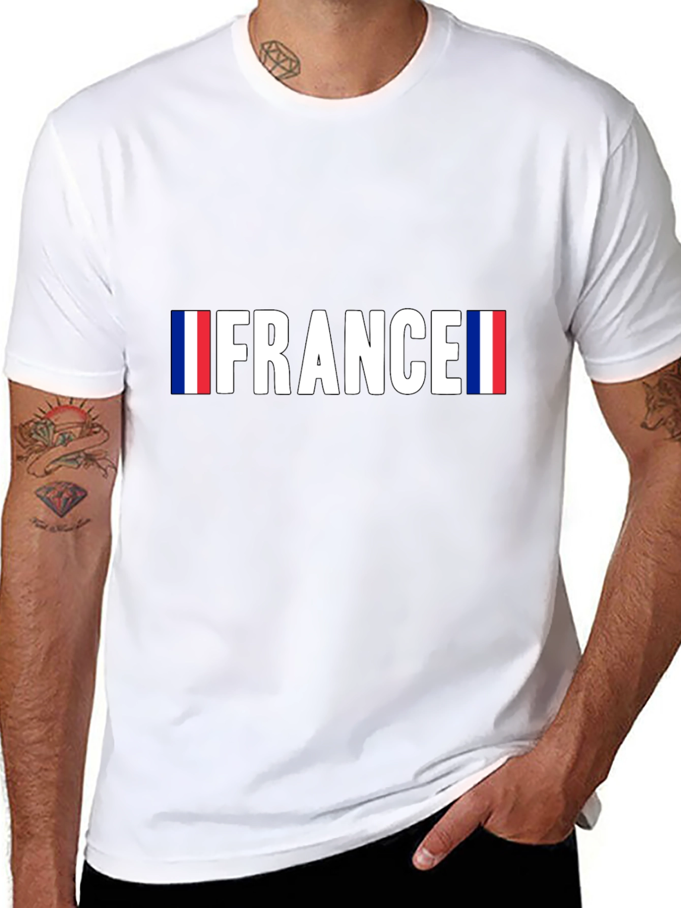 France T-Shirt Patriotic Tee