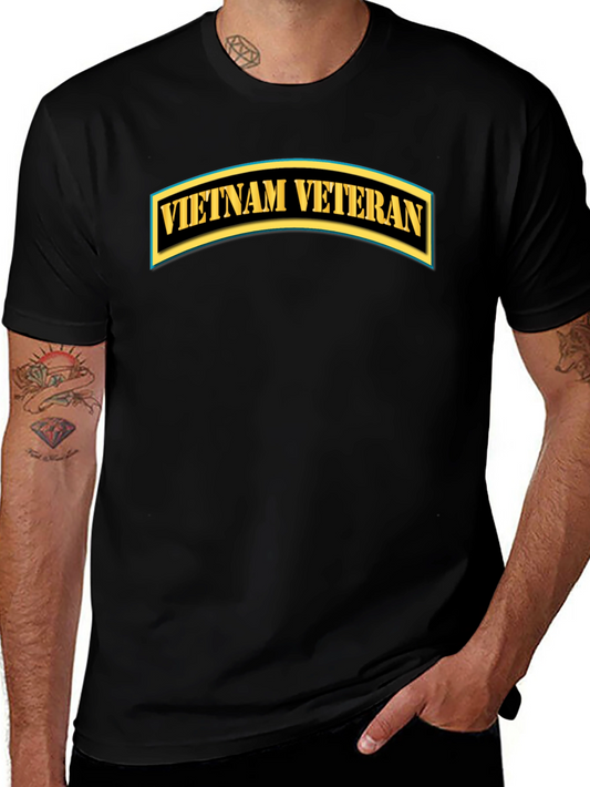 Vietnam Veteran Black T-Shirt