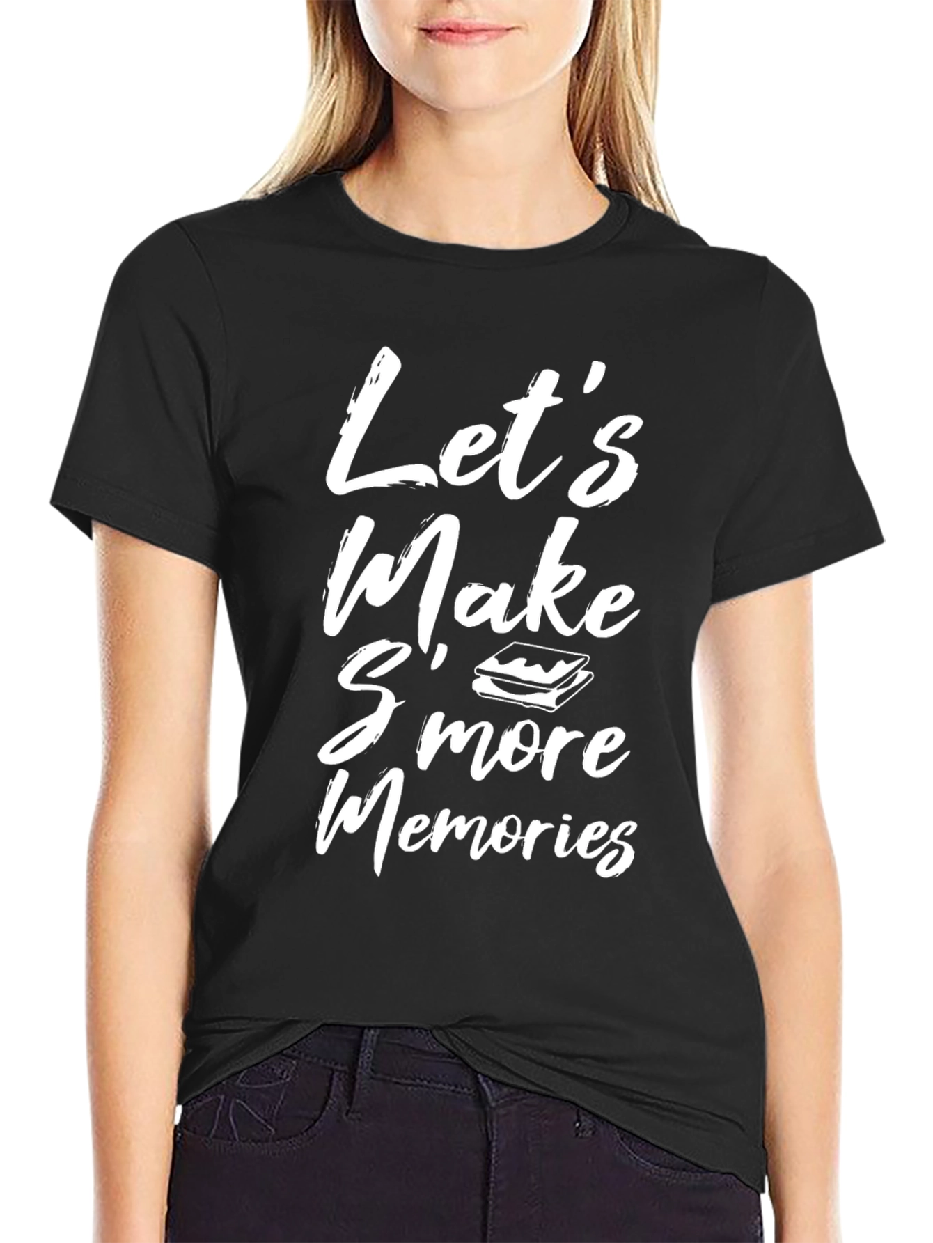 Smore Memories Black Graphic T-Shirt