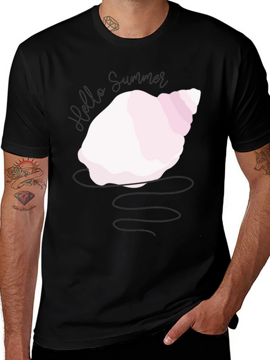 Hello Summer Seashell Graphic Tee