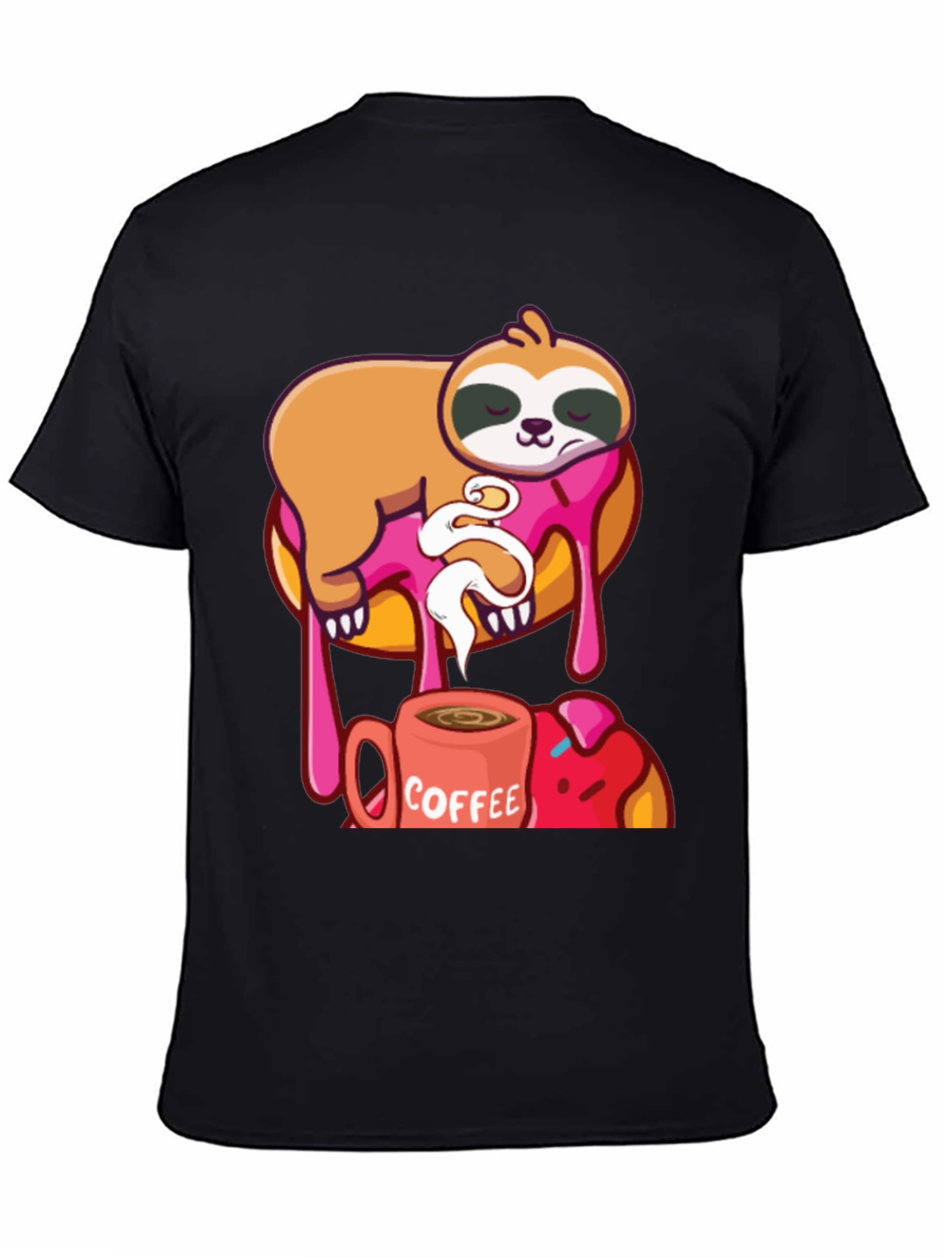 Sloth Donut & Coffee T-Shirt