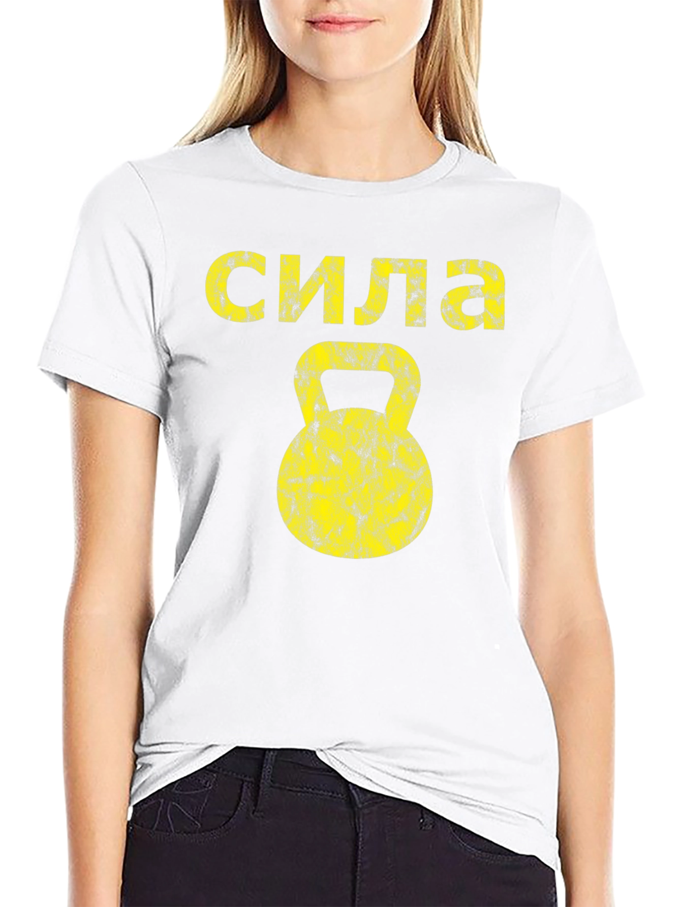 Strength Kettlebell Black T-Shirt
