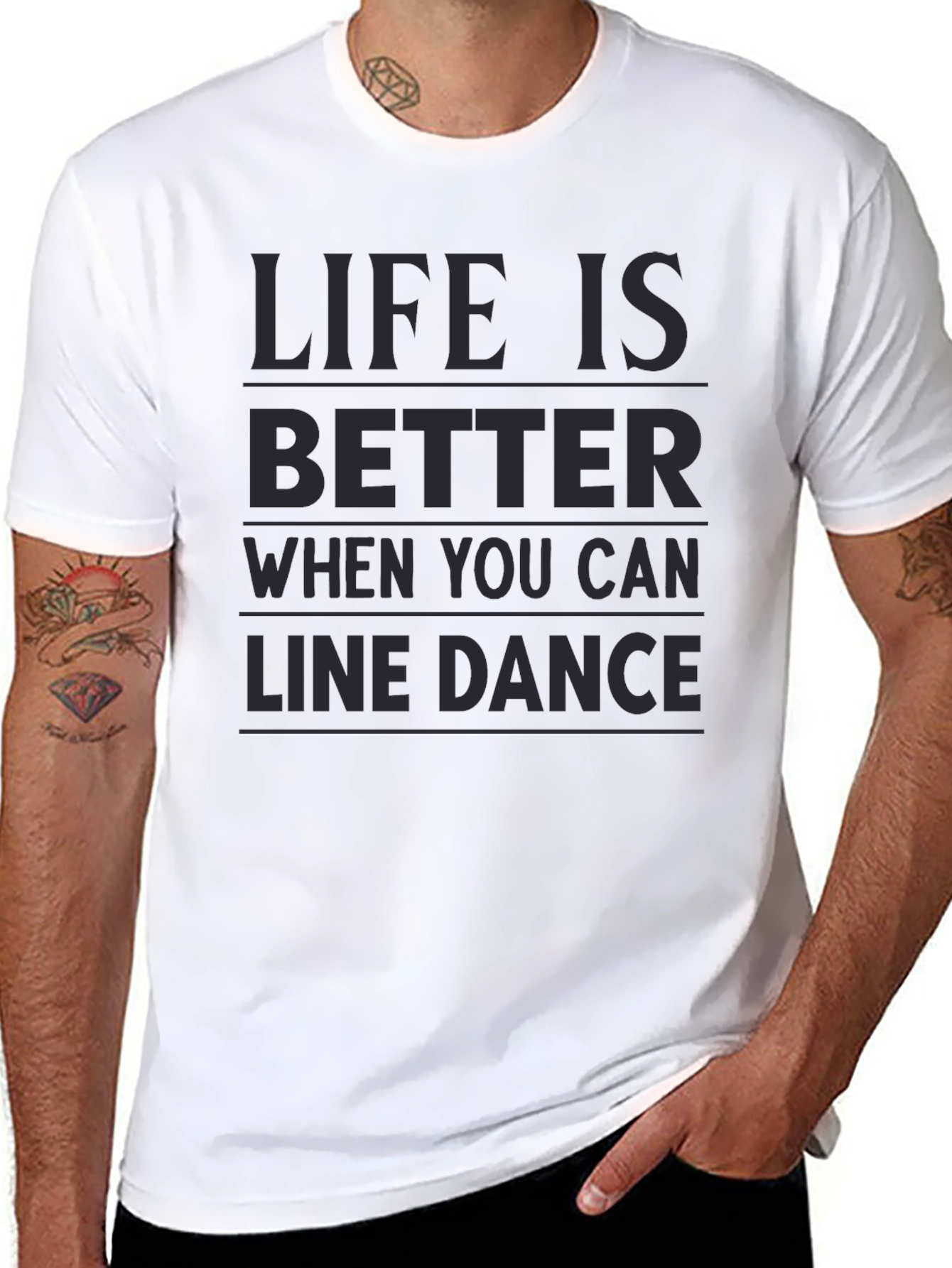 Line Dance Graphic Tee - Life is Better When...