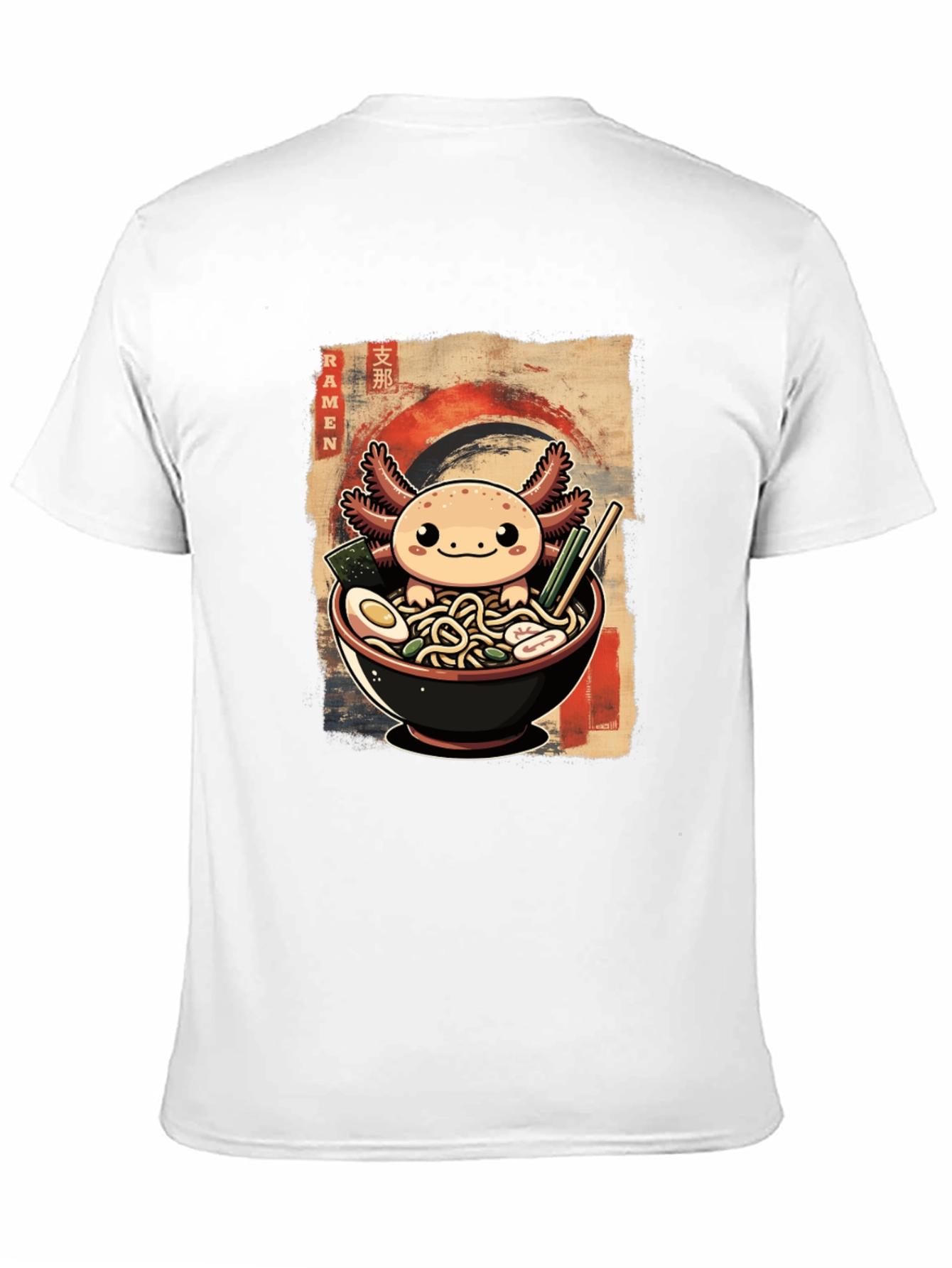 Axolotl Ramen Bowl Graphic Tee