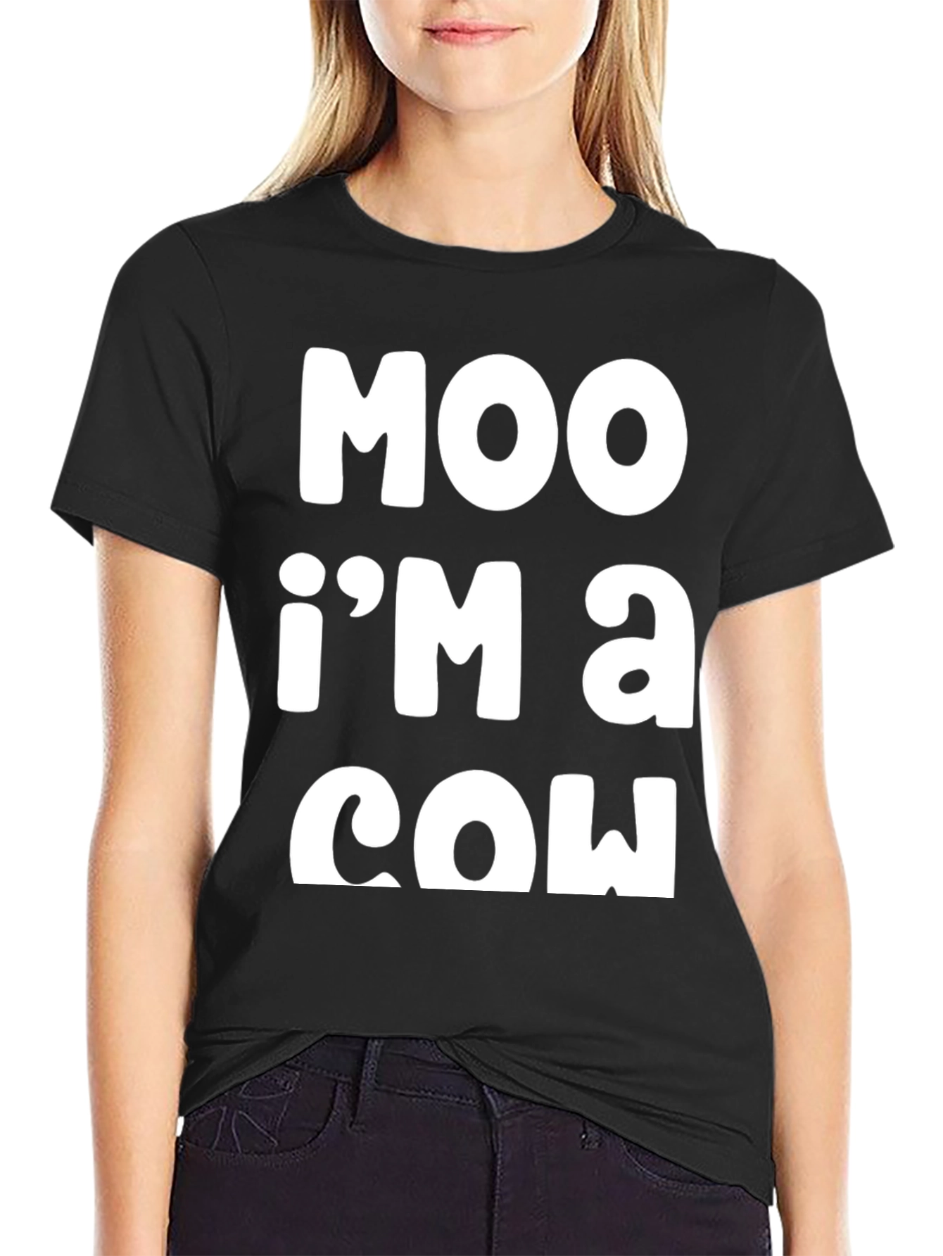 Moo Im a Cow T-Shirt - Funny Graphic Tee
