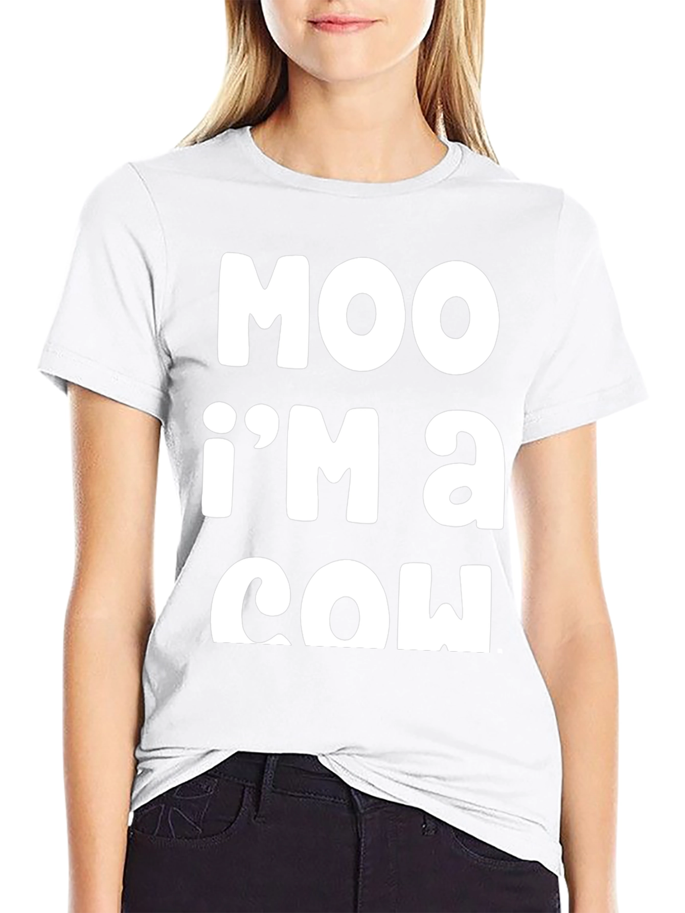 Moo Im a Cow T-Shirt - Funny Graphic Tee