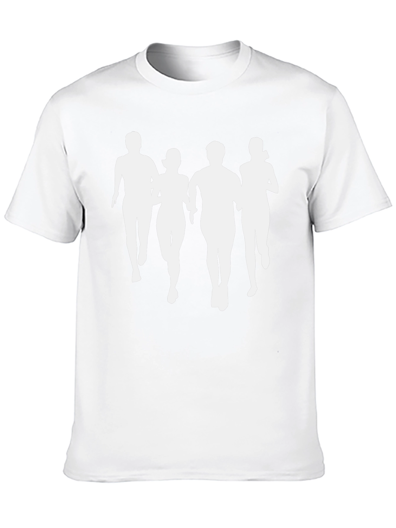 Runners Silhouette T-Shirt - Black Graphic Tee