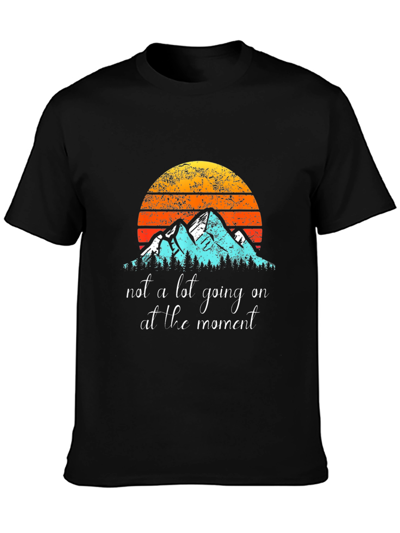 Mountain Sunset Graphic Tee - Unisex Casual Shirt