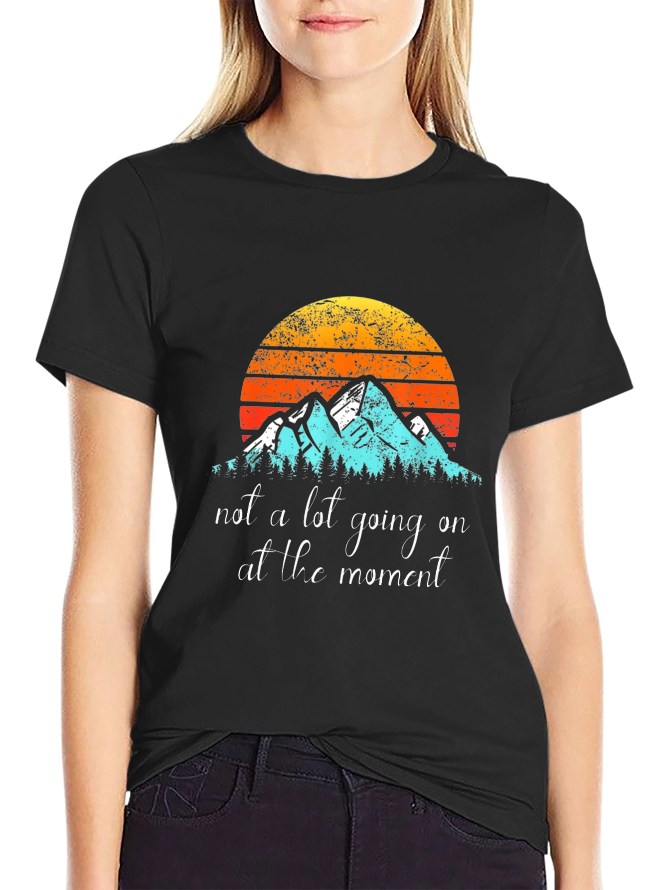 Mountain Sunset Graphic Tee - Unisex Casual Shirt