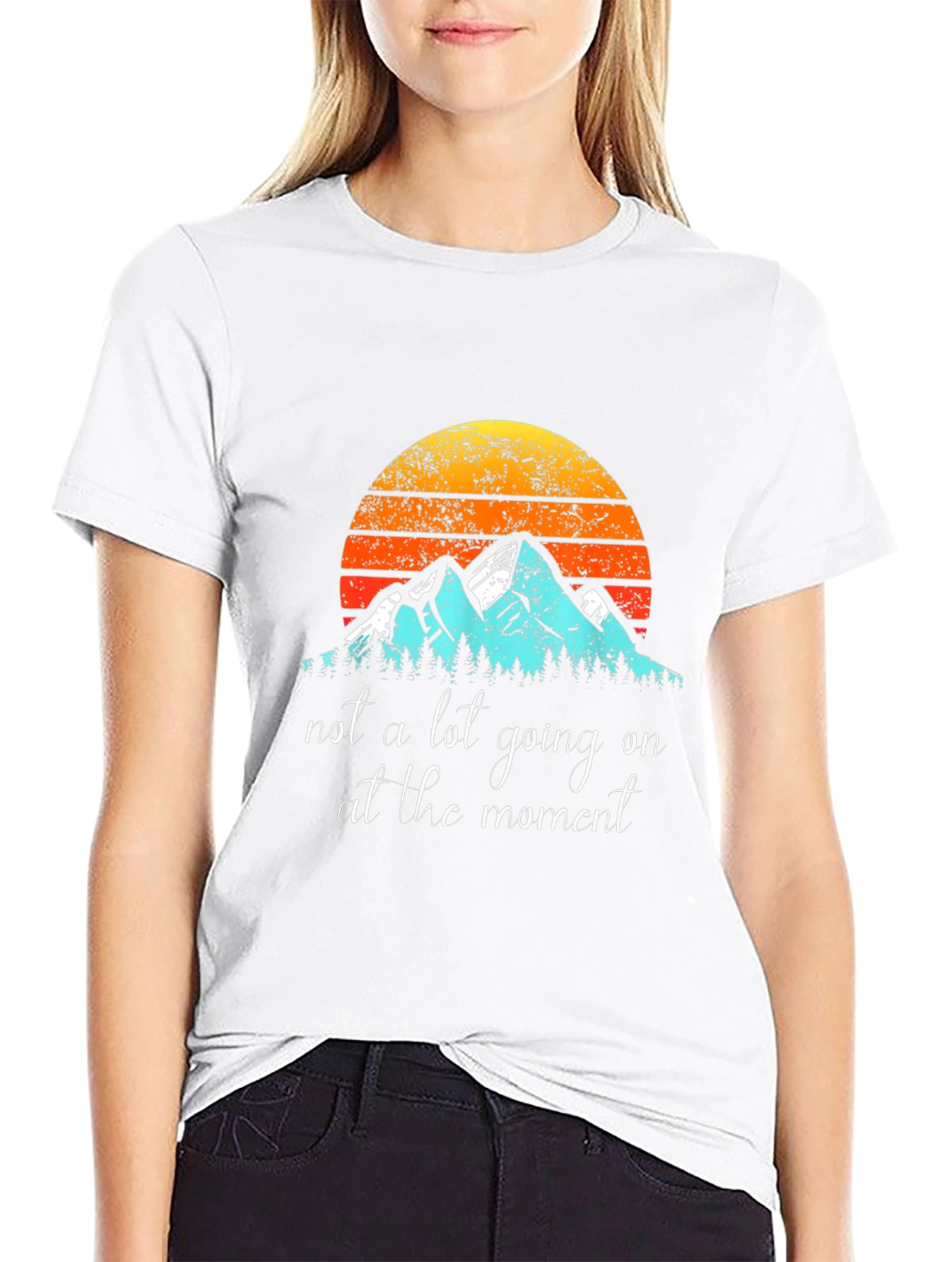Mountain Sunset Graphic Tee - Unisex Casual Shirt