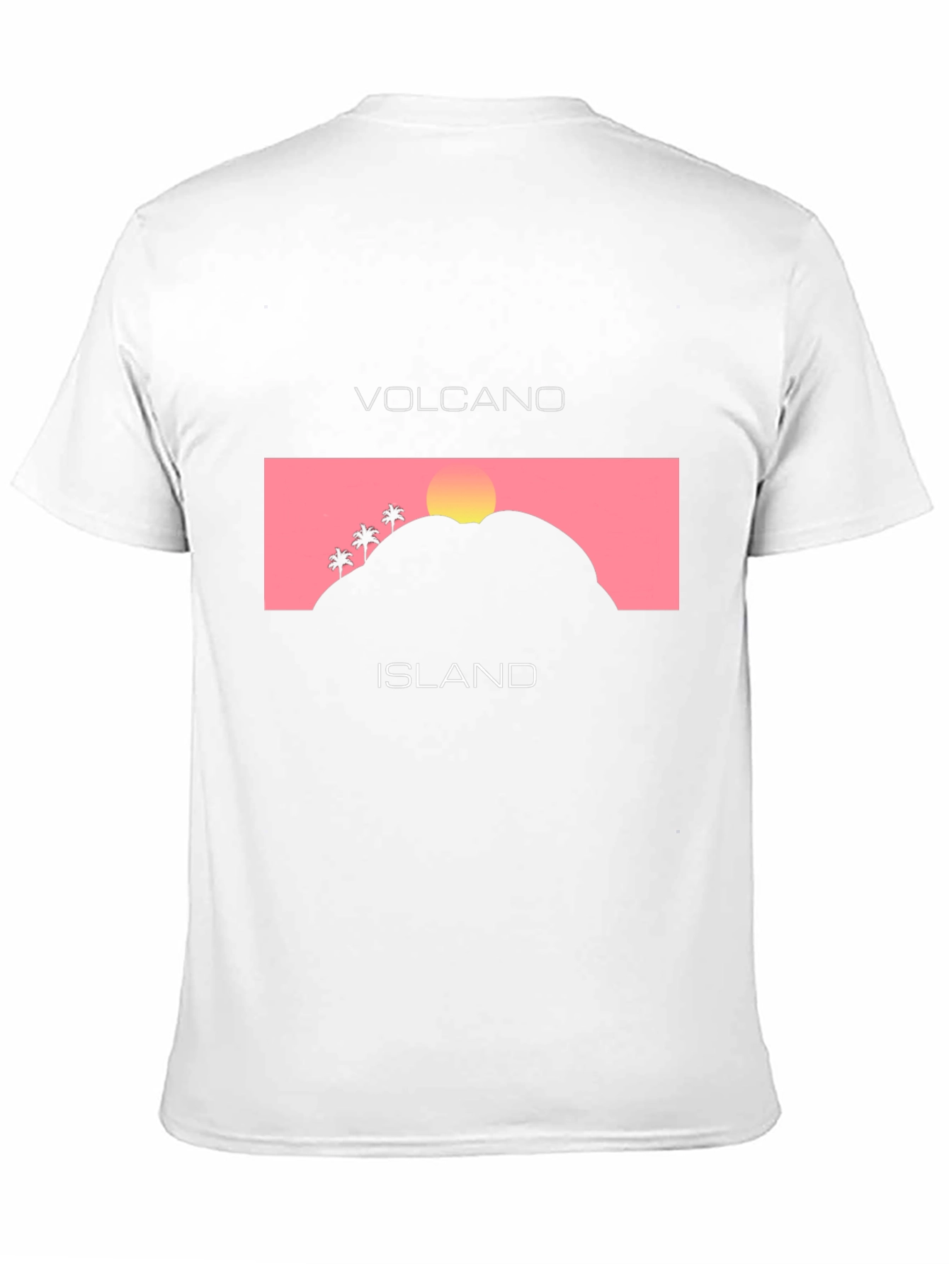 Volcano Island Graphic Tee - Stylish Unisex T-Shirt