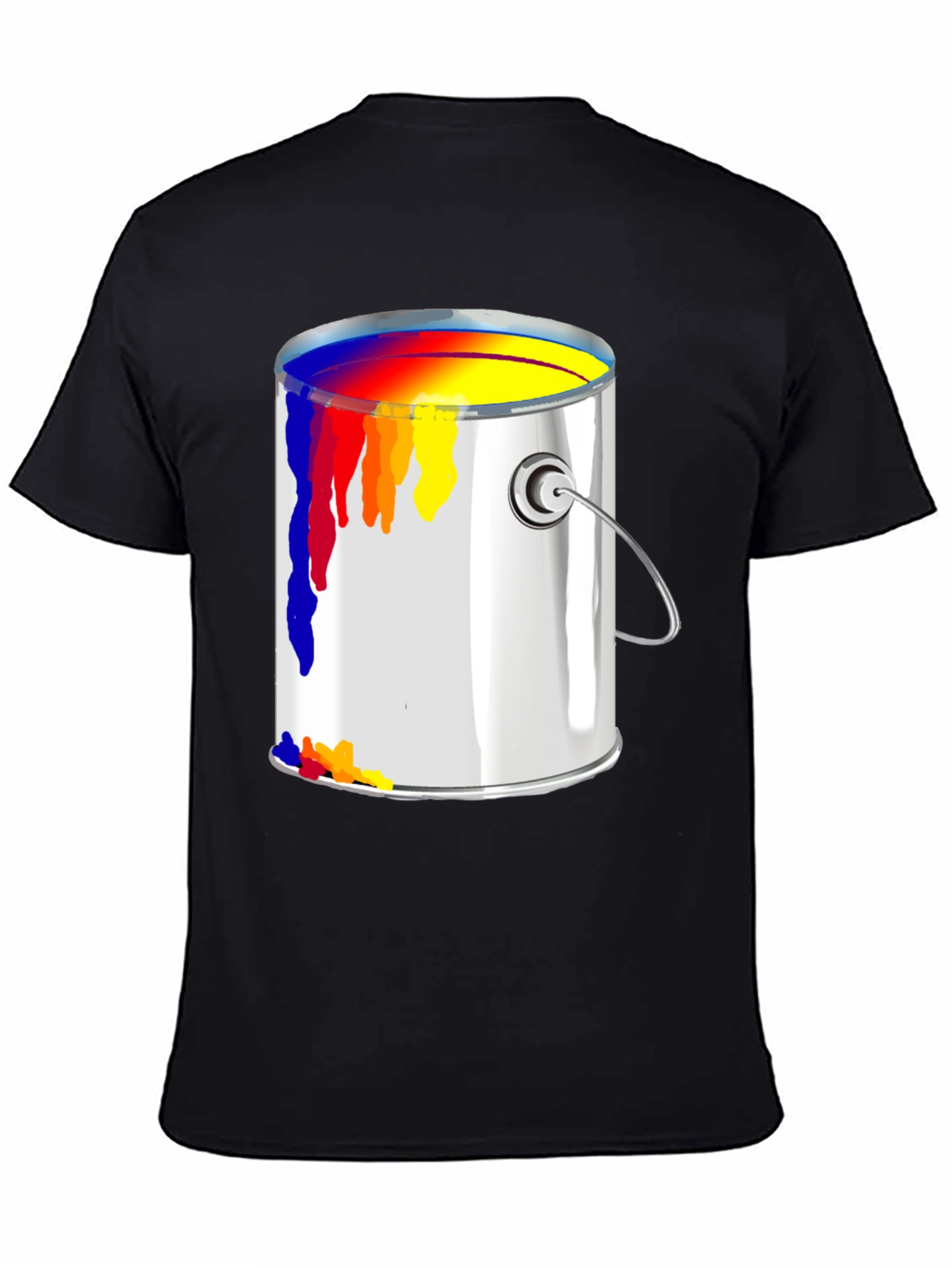 Paint Can Graphic Tee - Artistic Design