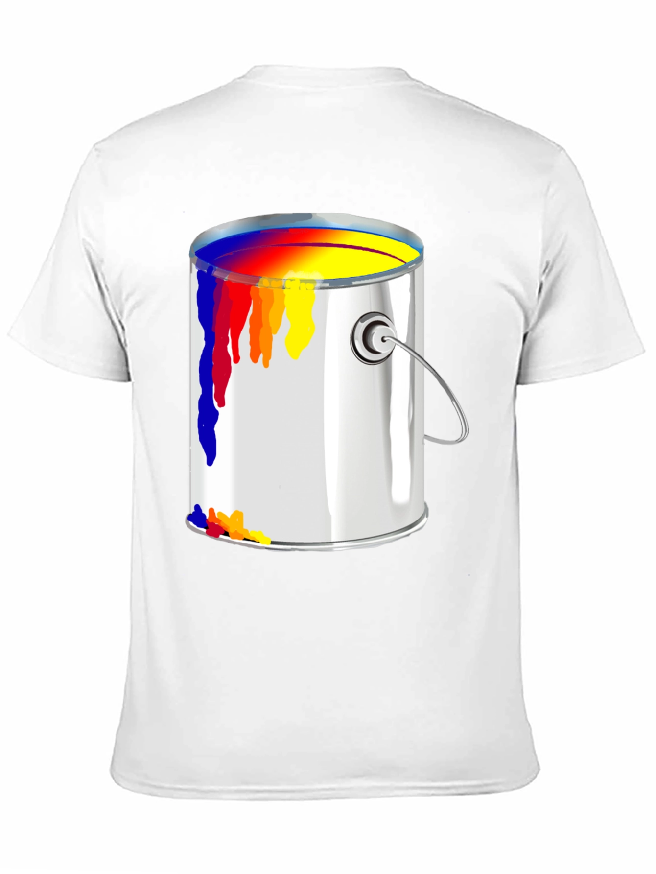 Paint Can Graphic Tee - Artistic Design