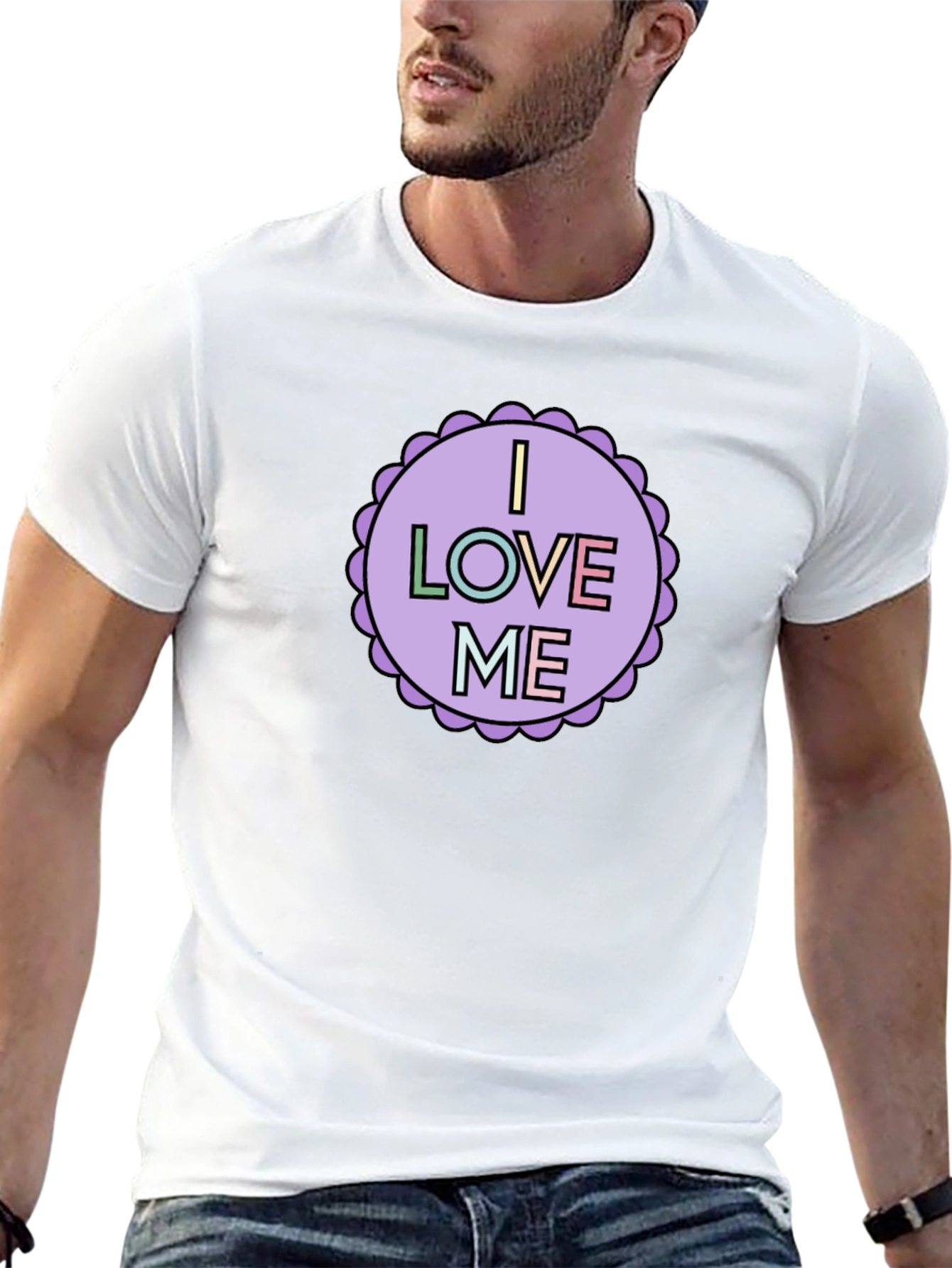 I Love Me Graphic Tee - Black Unisex Shirt