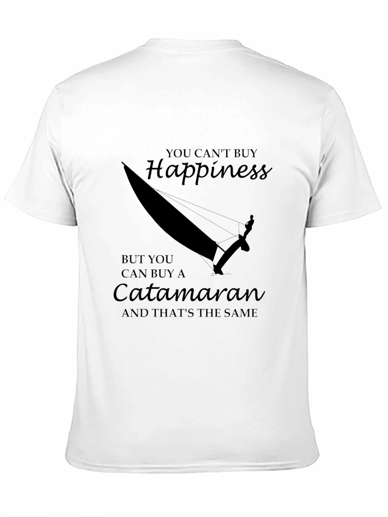 Catamaran Happiness Graphic T-Shirt