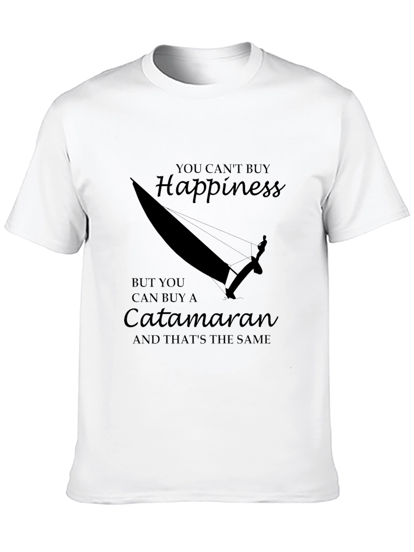 Catamaran Happiness Graphic T-Shirt