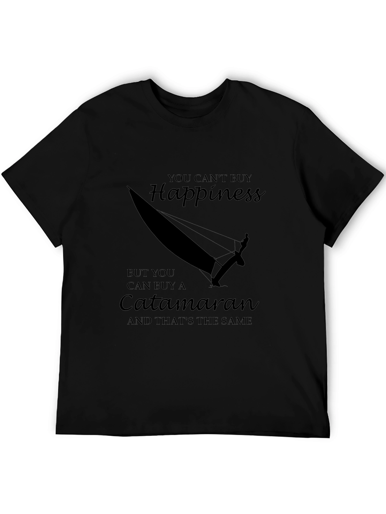 Catamaran Happiness Graphic T-Shirt