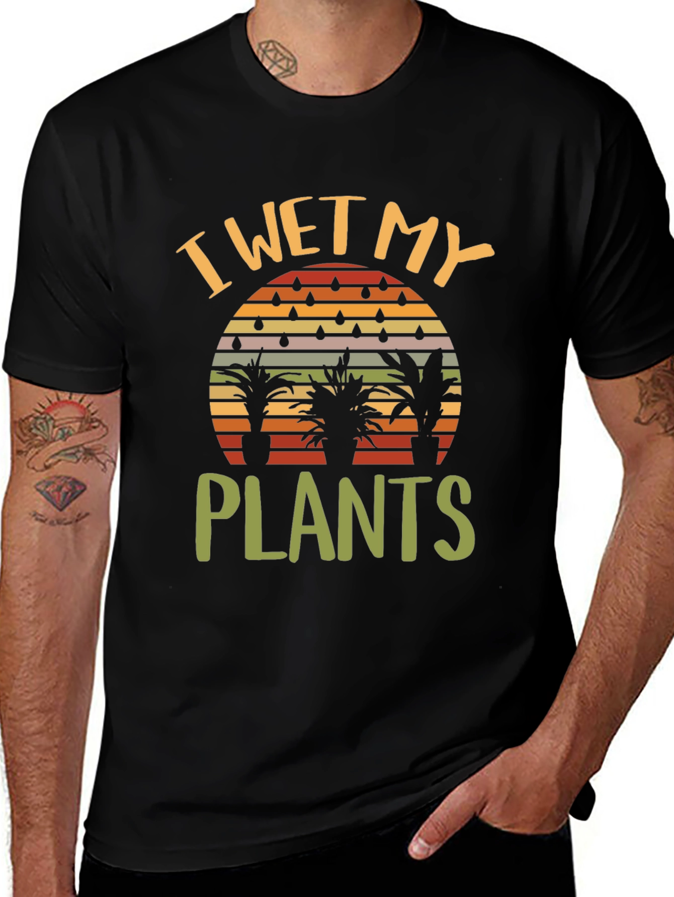 I Wet My Plants Graphic T-Shirt