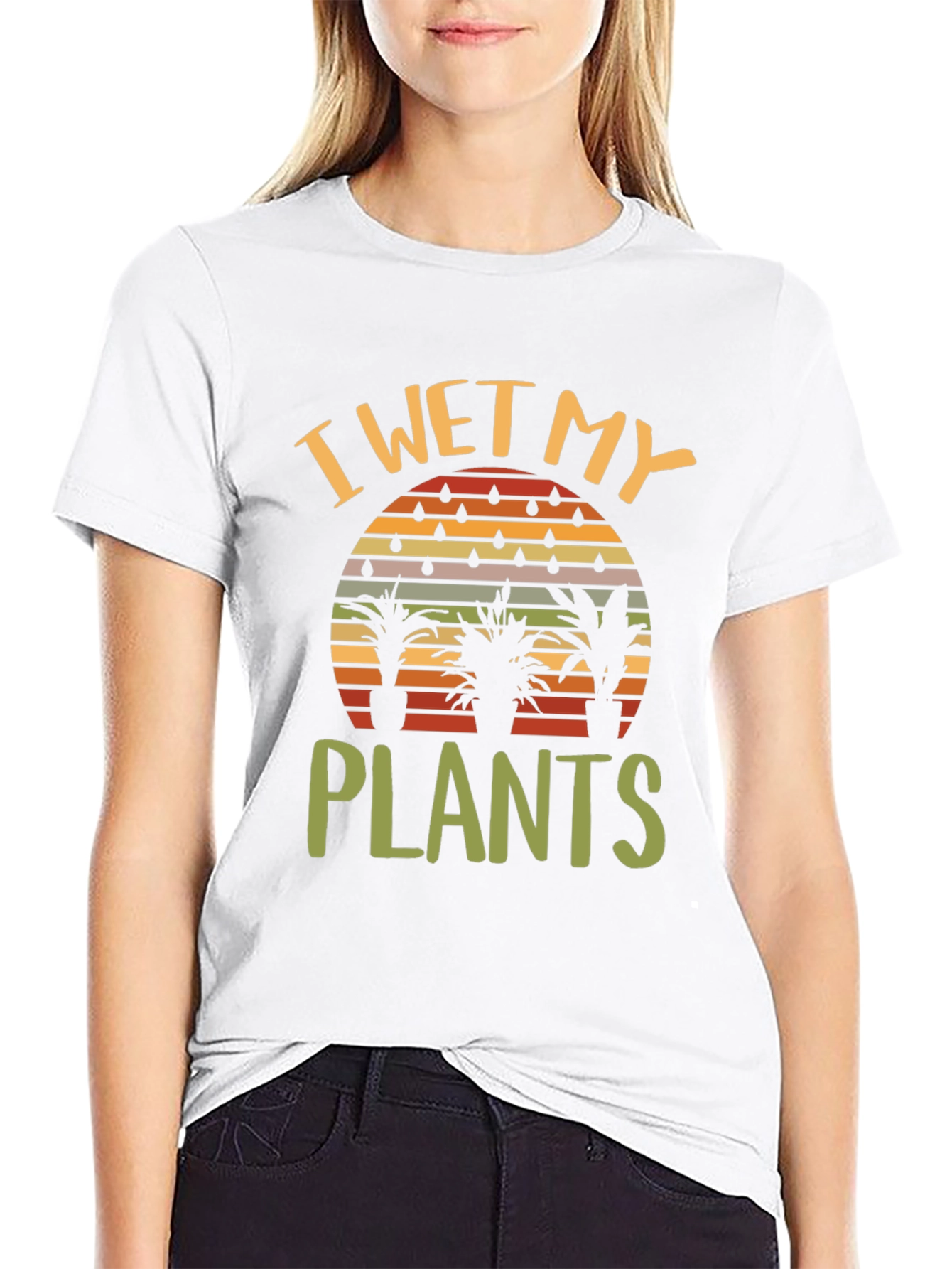 I Wet My Plants Graphic T-Shirt