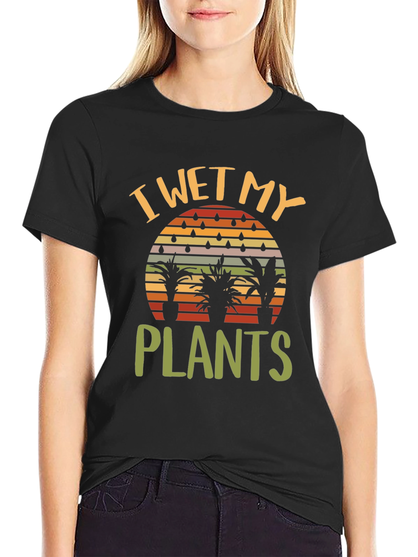 I Wet My Plants Graphic T-Shirt