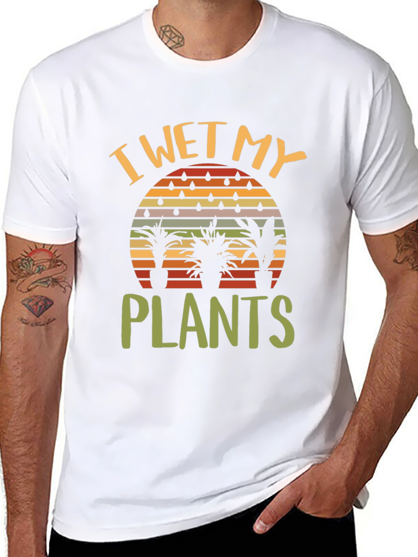 I Wet My Plants Graphic T-Shirt
