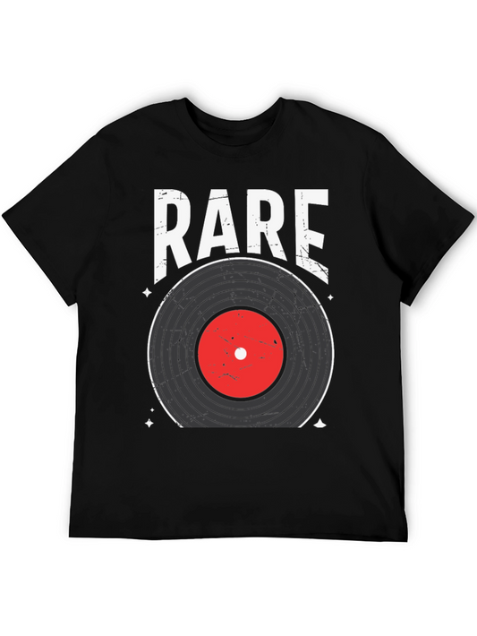 Rare Vinyl Record Graphic Tee - Music Lover Shirt