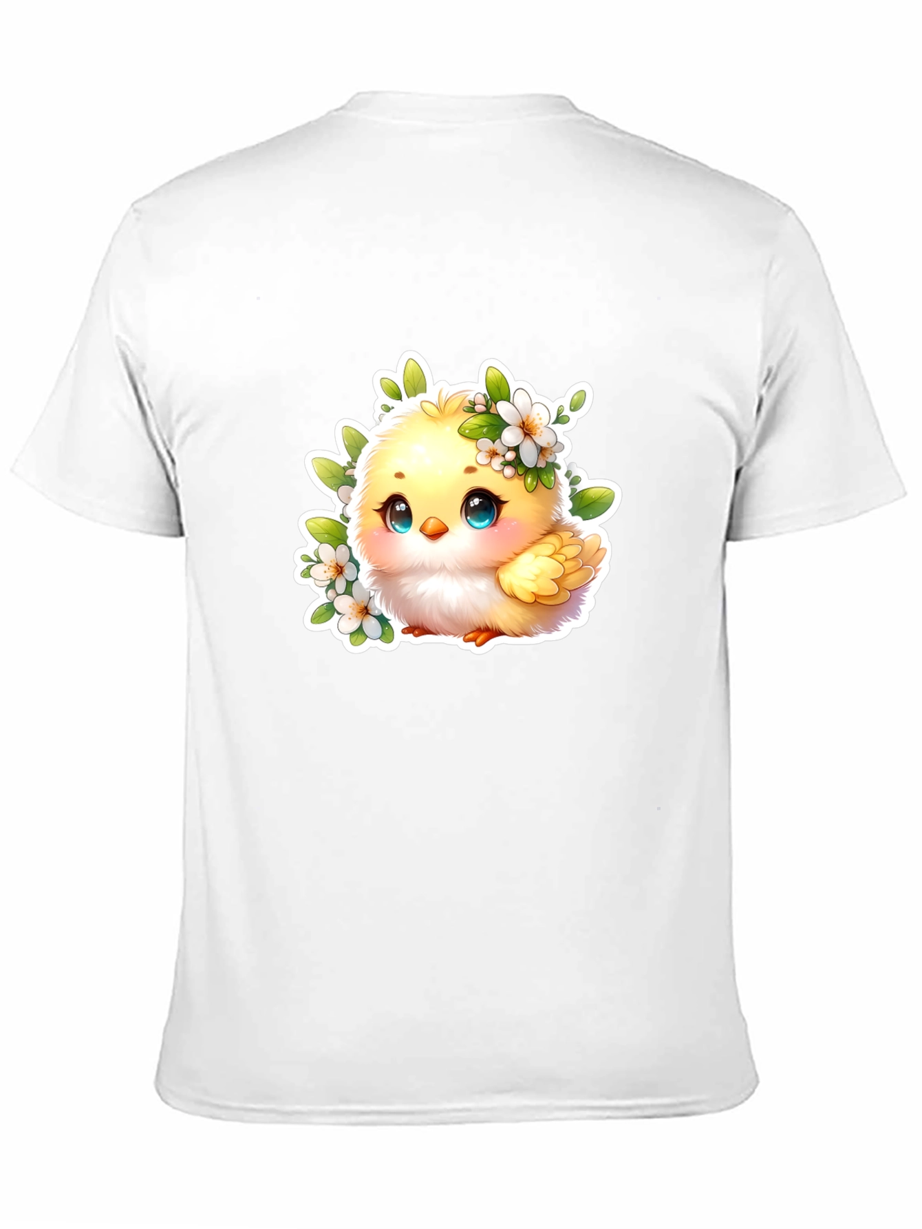 Cute Chick Graphic Tee - Black Unisex T-Shirt
