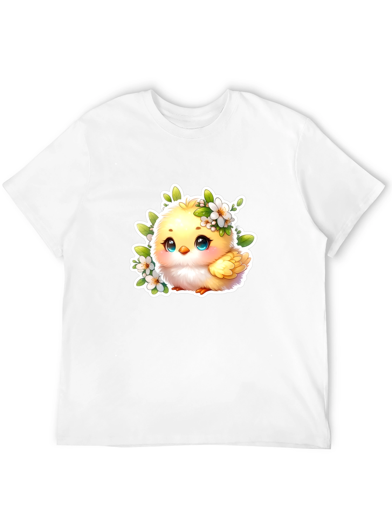 Cute Chick Graphic Tee - Black Unisex T-Shirt