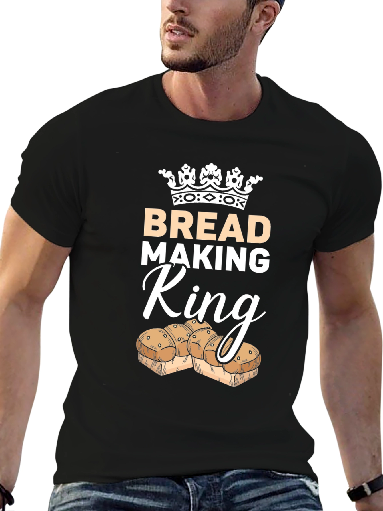 Bread Making King Graphic T-Shirt