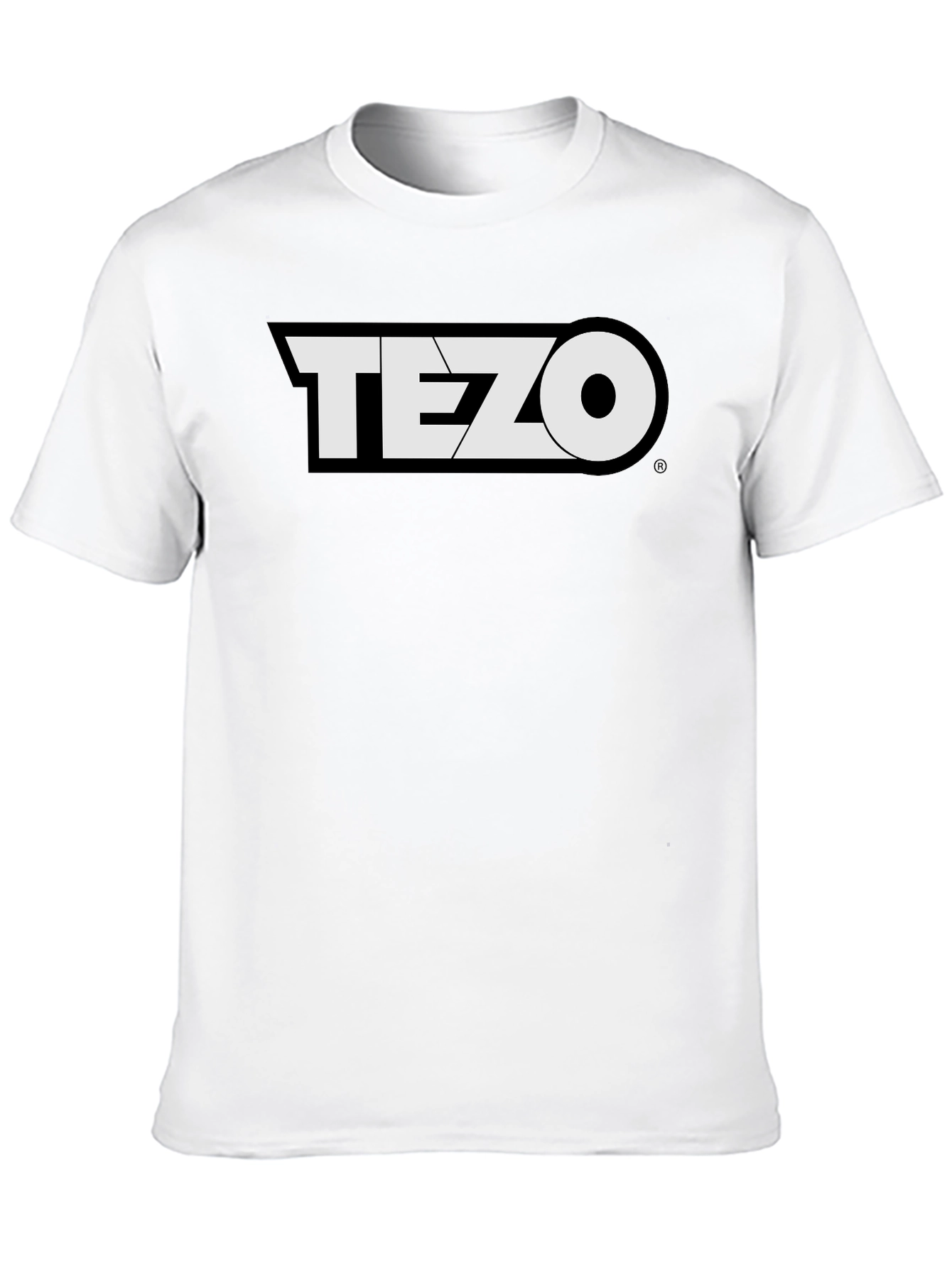 Tezo Black T-Shirt Crypto Design