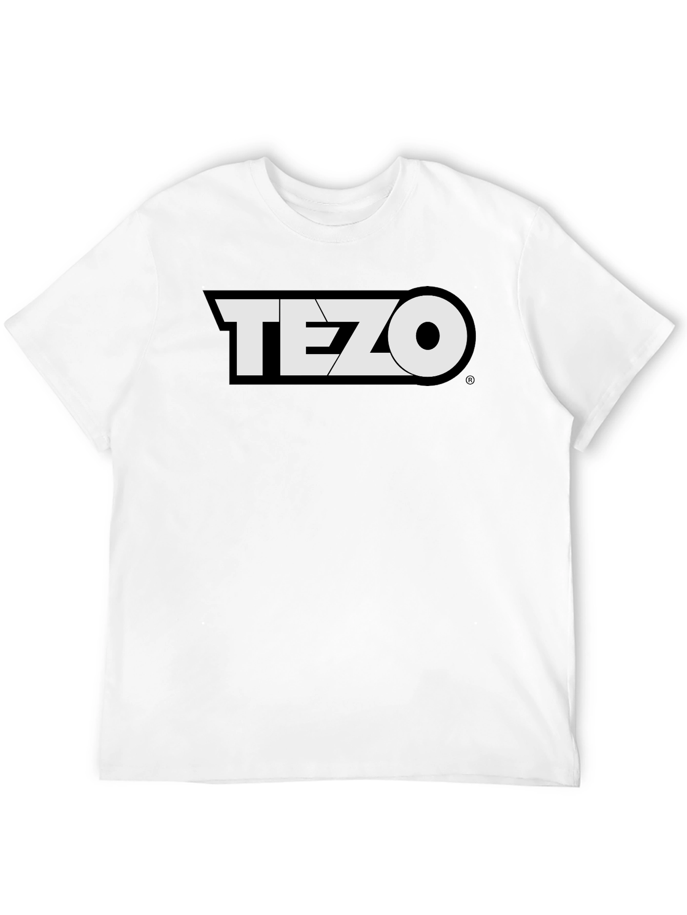 Tezo Black T-Shirt Crypto Design