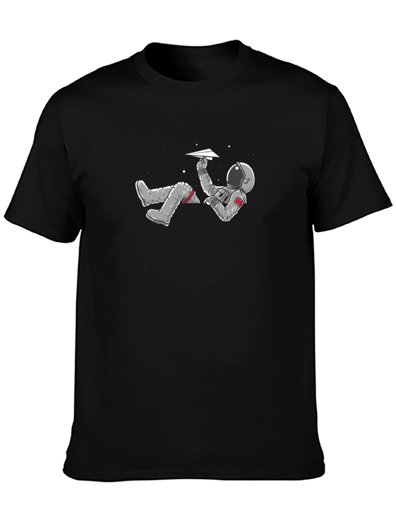 Astronaut Paper Airplane T-Shirt - Relaxed Fit