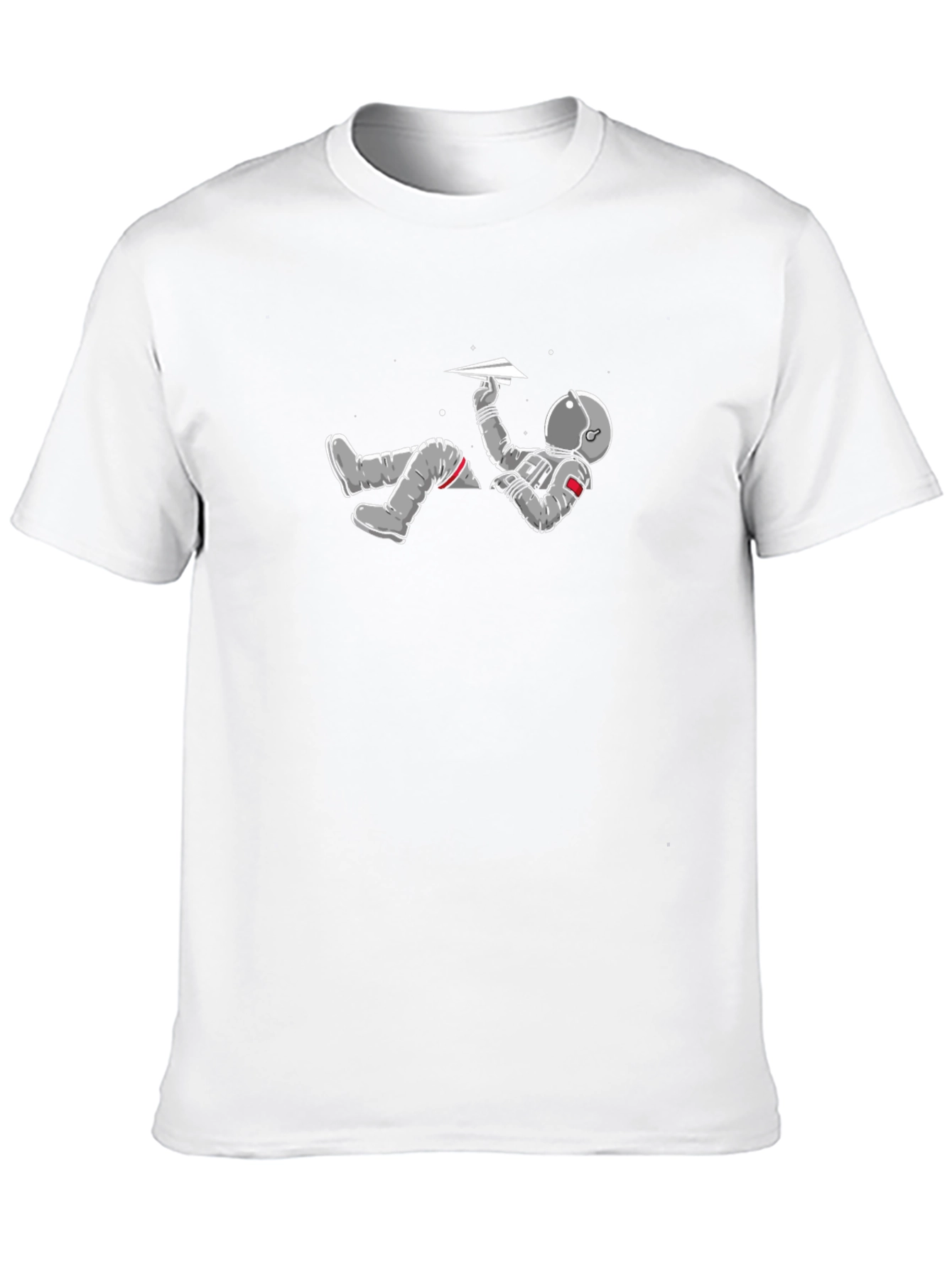 Astronaut Paper Airplane T-Shirt - Relaxed Fit