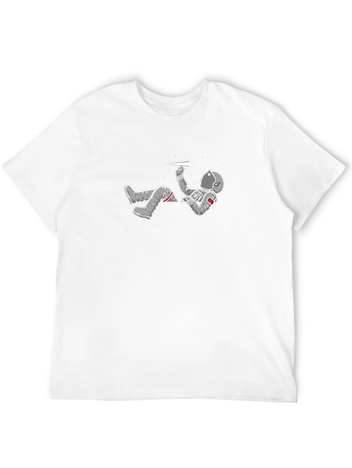 Astronaut Paper Airplane T-Shirt - Relaxed Fit