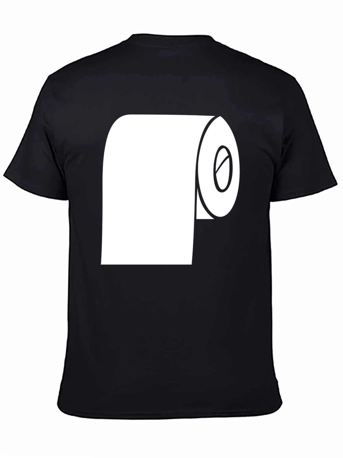 Funny Toilet Paper Roll Graphic T-Shirt