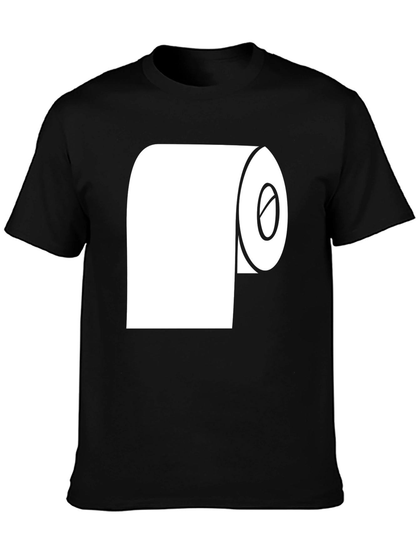 Funny Toilet Paper Roll Graphic T-Shirt