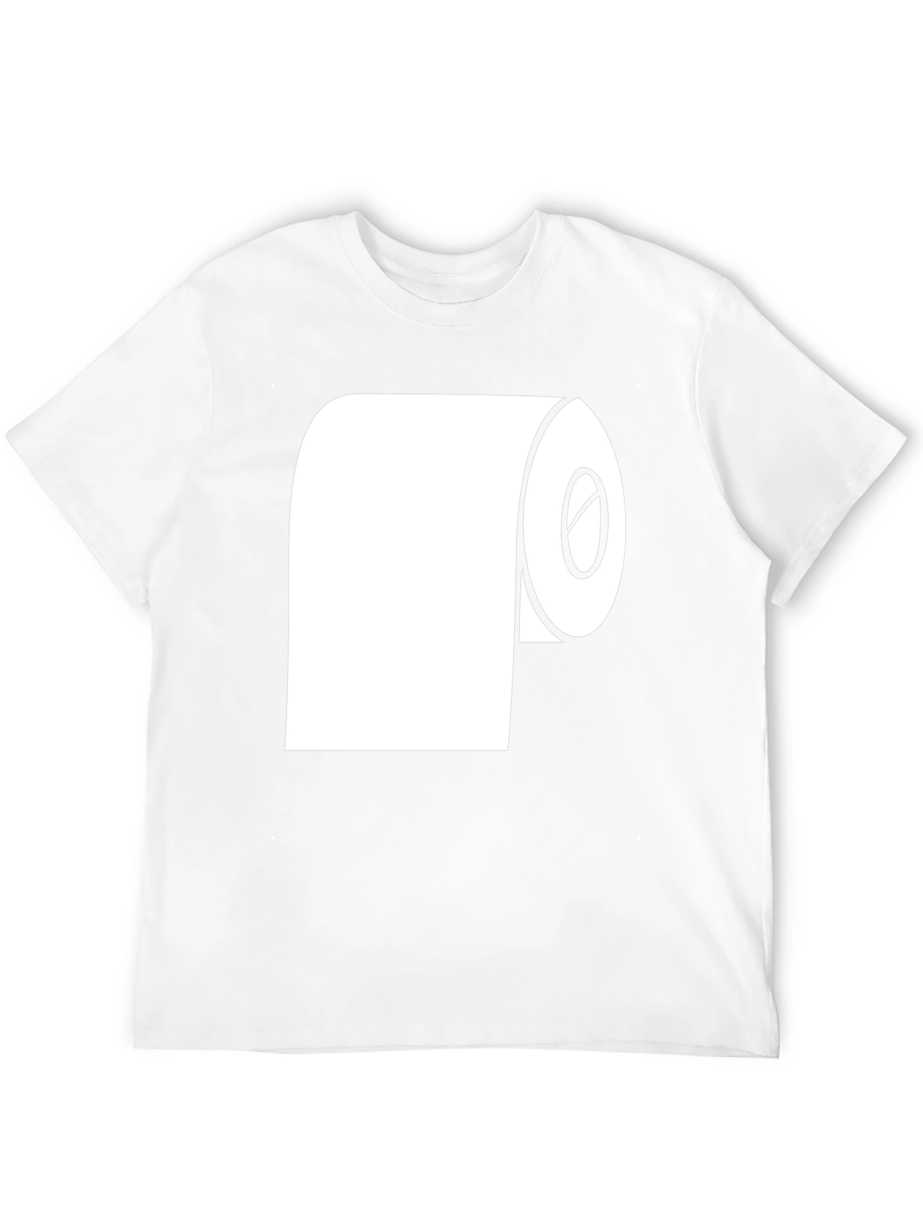 Funny Toilet Paper Roll Graphic T-Shirt