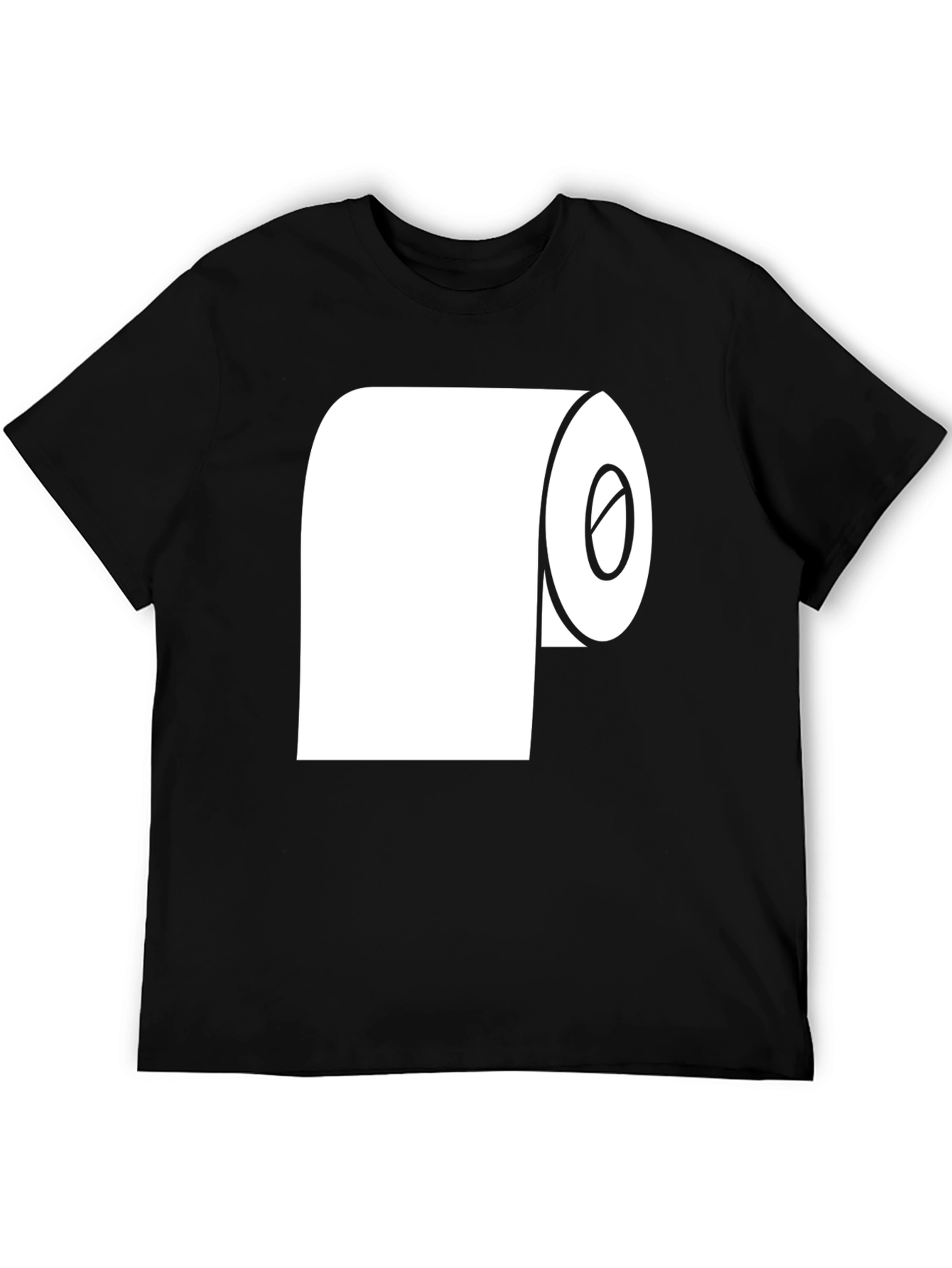 Funny Toilet Paper Roll Graphic T-Shirt