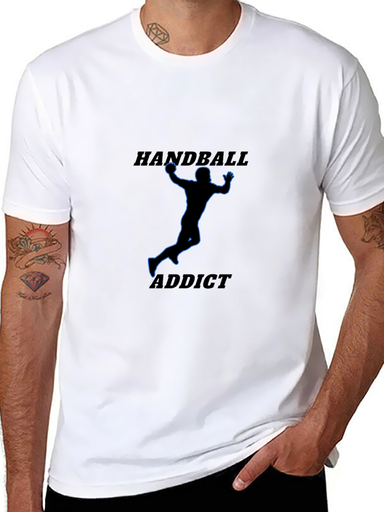 Handball Addict Black T-Shirt