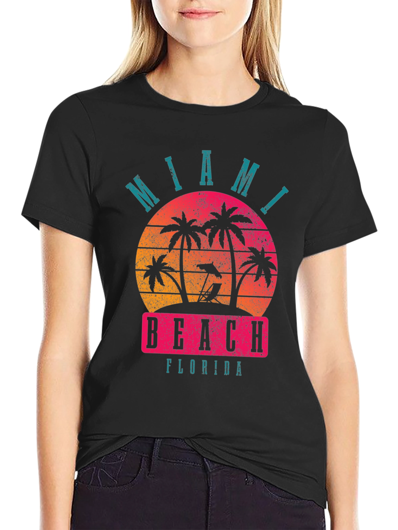 Miami Beach Florida Graphic Tee